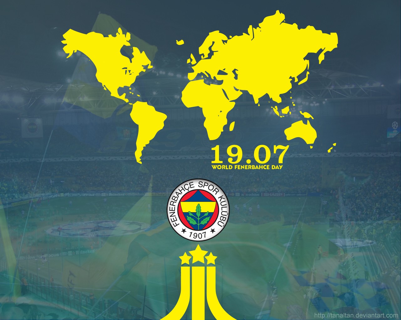 General 1280x1024 Fenerbahçe 1907 (Year) numbers map world map soccer sport soccer clubs