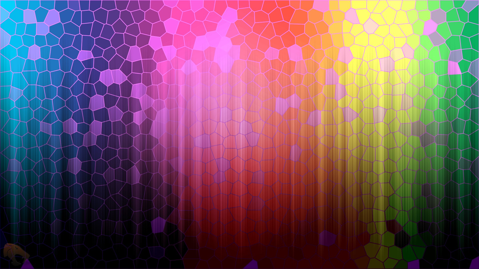 General 1920x1080 colorful abstract lines texture gradient spectrum