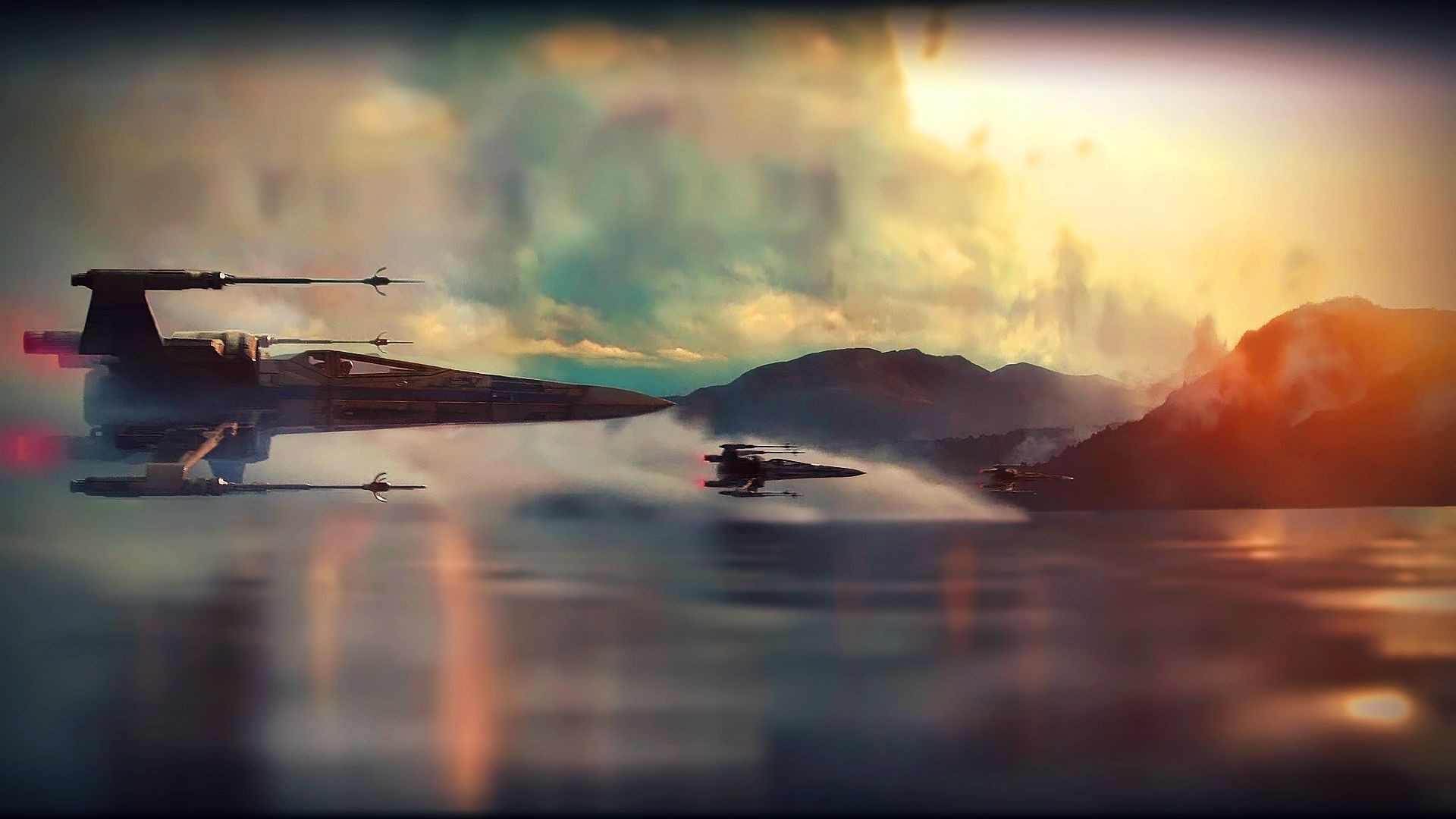 General 1920x1080 Star Wars Star Wars: The Force Awakens X-wing movies film stills science fiction Star Wars Ships