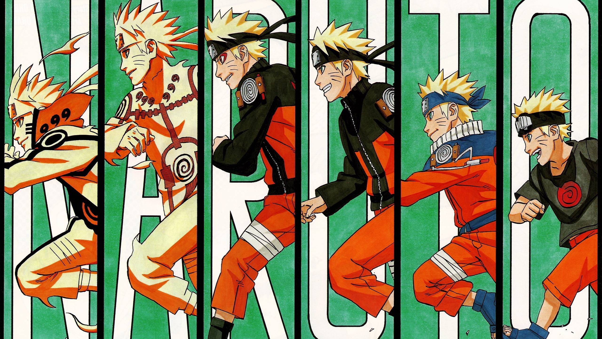Anime 2560x1440 Naruto Shippuden anime evolution Uzumaki Naruto running manga panels anime boys collage