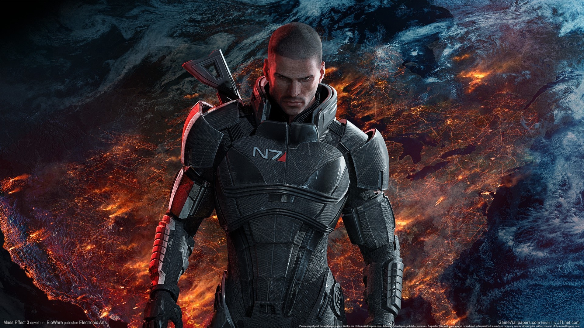General 1920x1080 Mass Effect Mass Effect 3 Commander Shepard video games PC gaming Bioware Electronic Arts Science Fiction Men science fiction men video game art