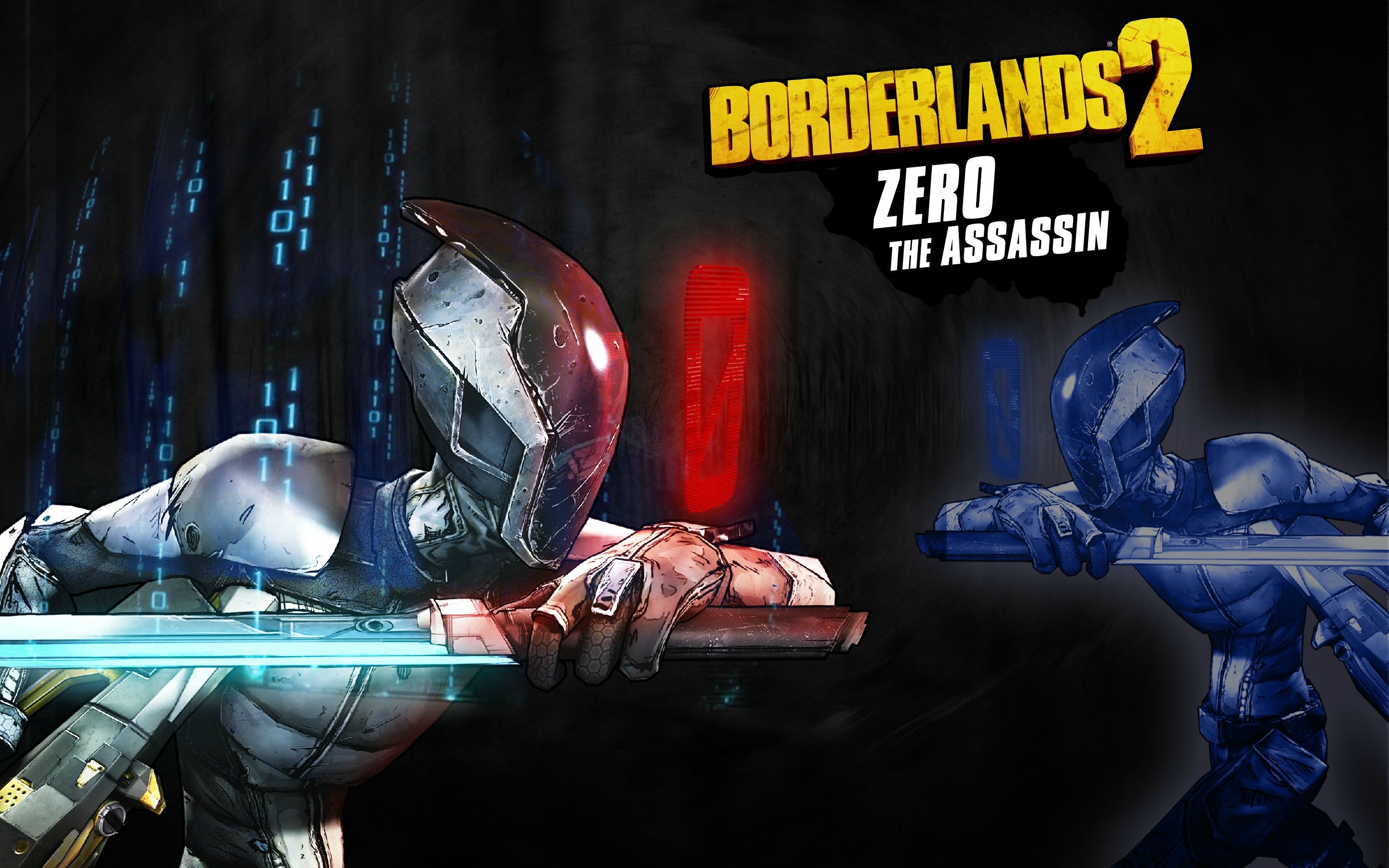 General 2880x1800 Borderlands Borderlands 2 video games Zero (Borderlands 2) video game art PC gaming science fiction