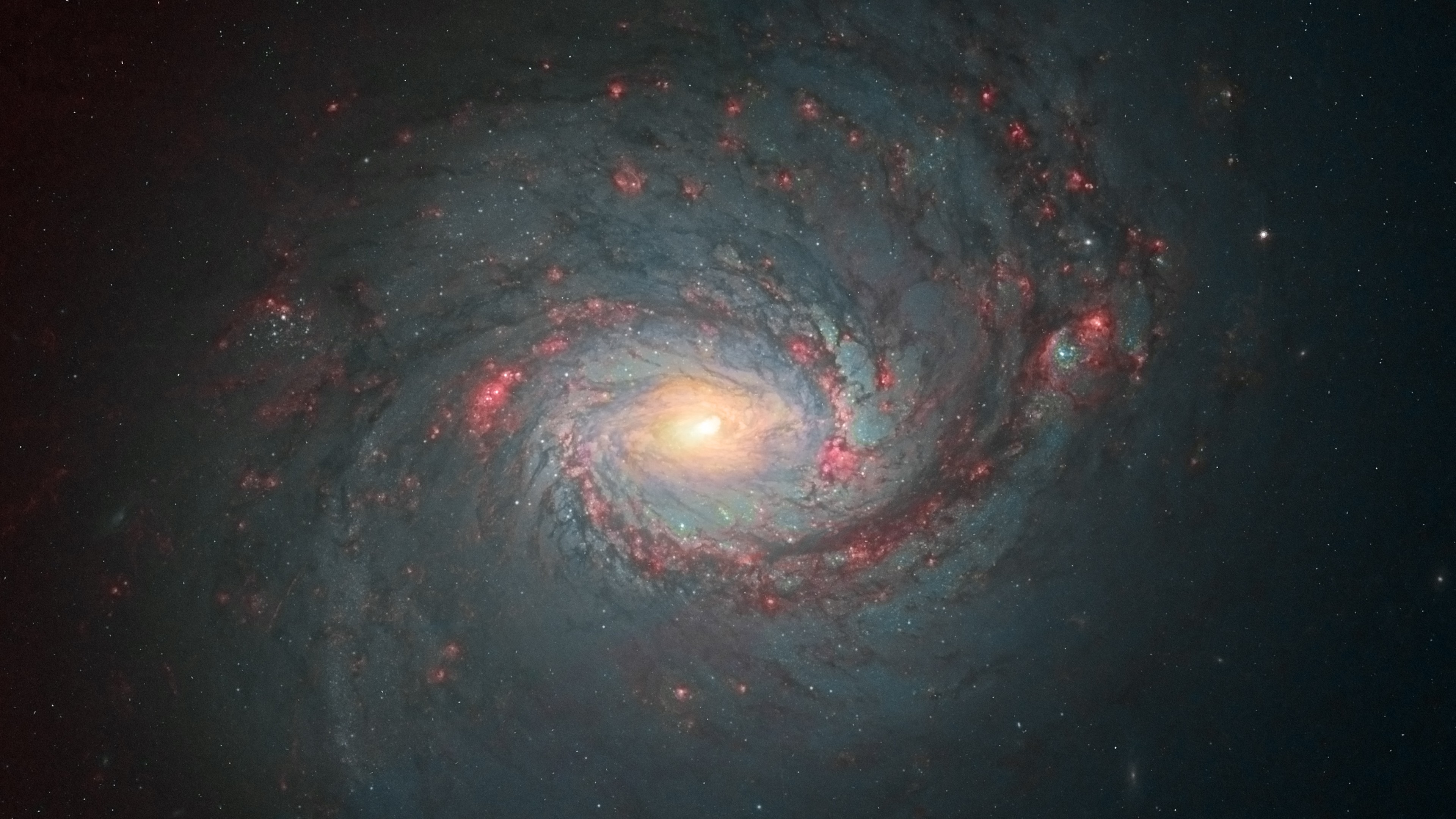 General 3840x2160 spiral galaxy galaxy space space art