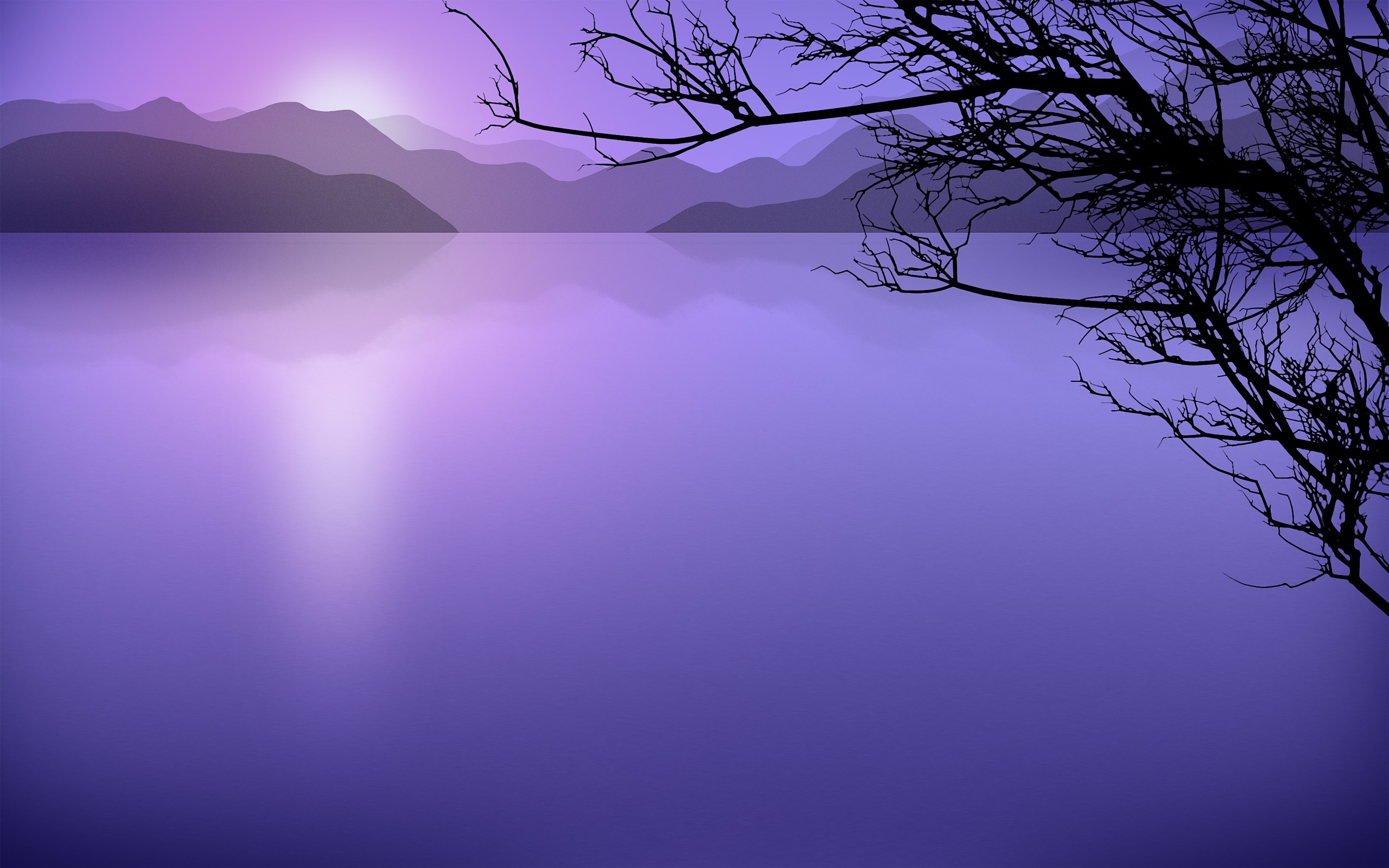 General 2560x1600 artwork landscape CGI digital art purple