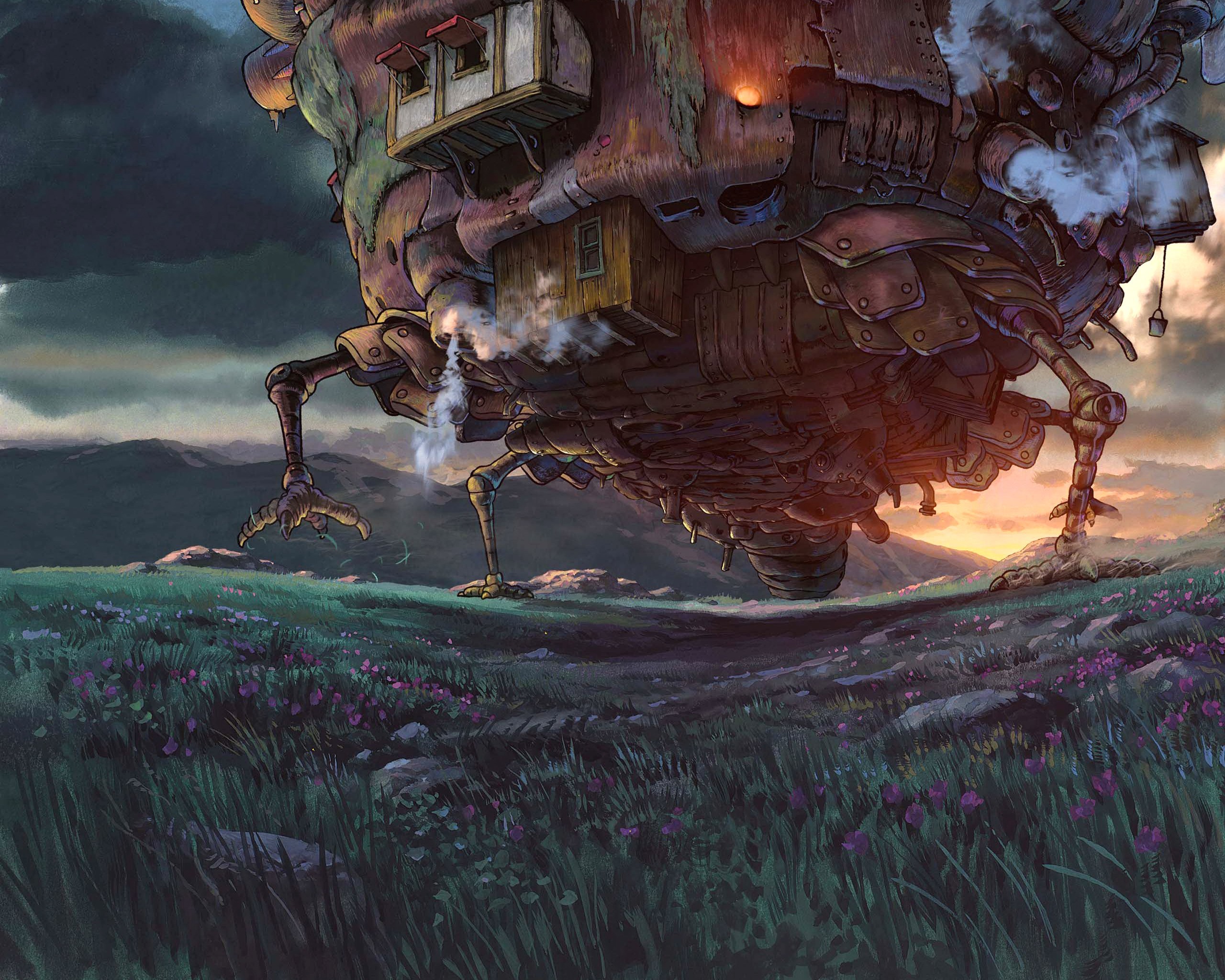 Anime 2560x2048 Studio Ghibli anime Howl's Moving Castle