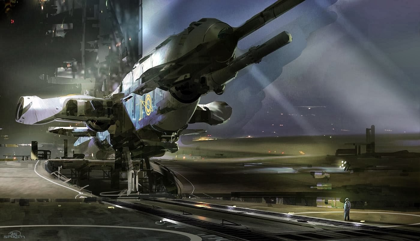 General 1400x806 science fiction futuristic artwork vehicle