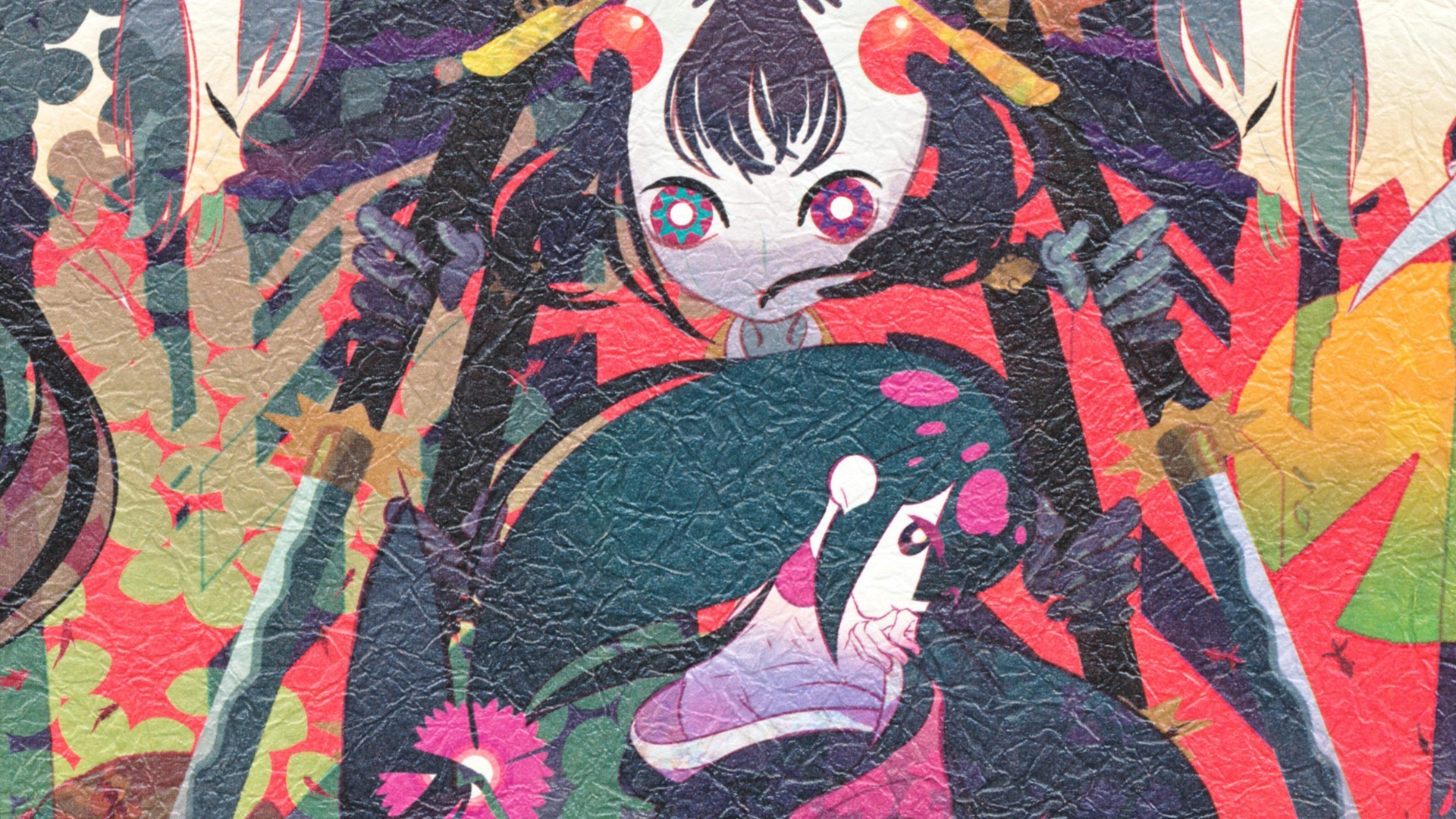 Anime 1920x1080 anime Katanagatari anime girls artwork colorful