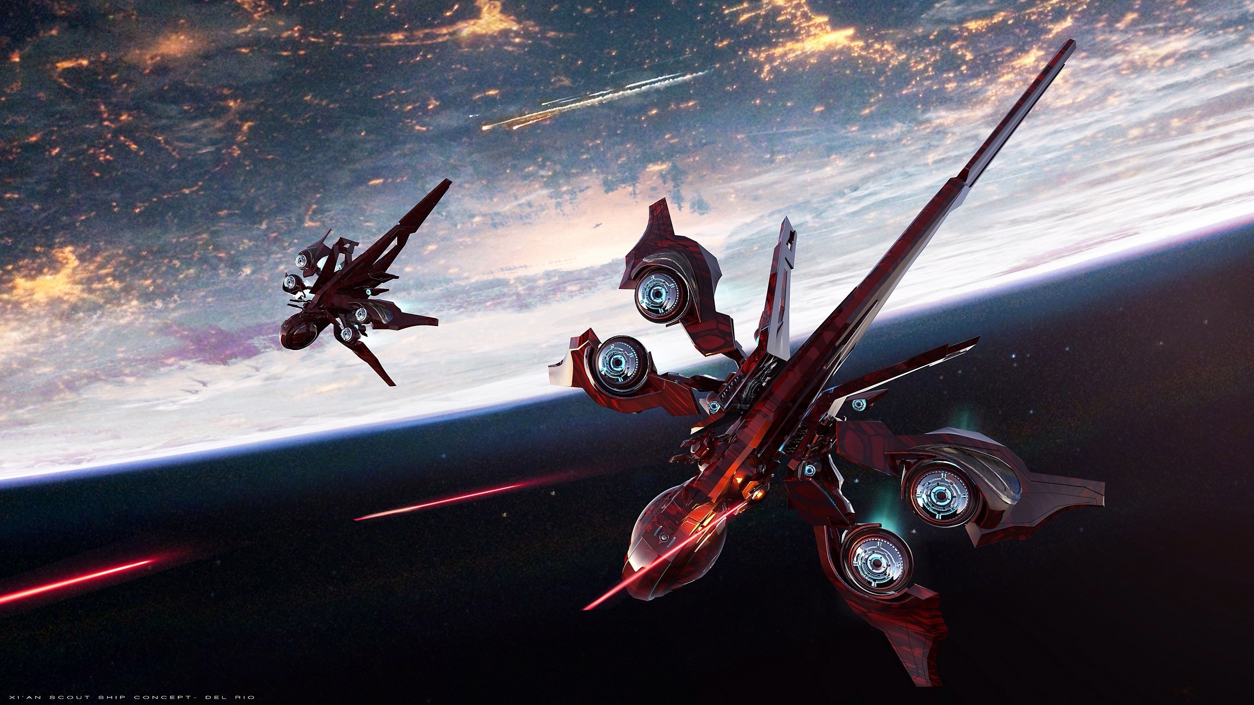General 2560x1440 Star Citizen spaceship space video games PC gaming concept art science fiction vehicle