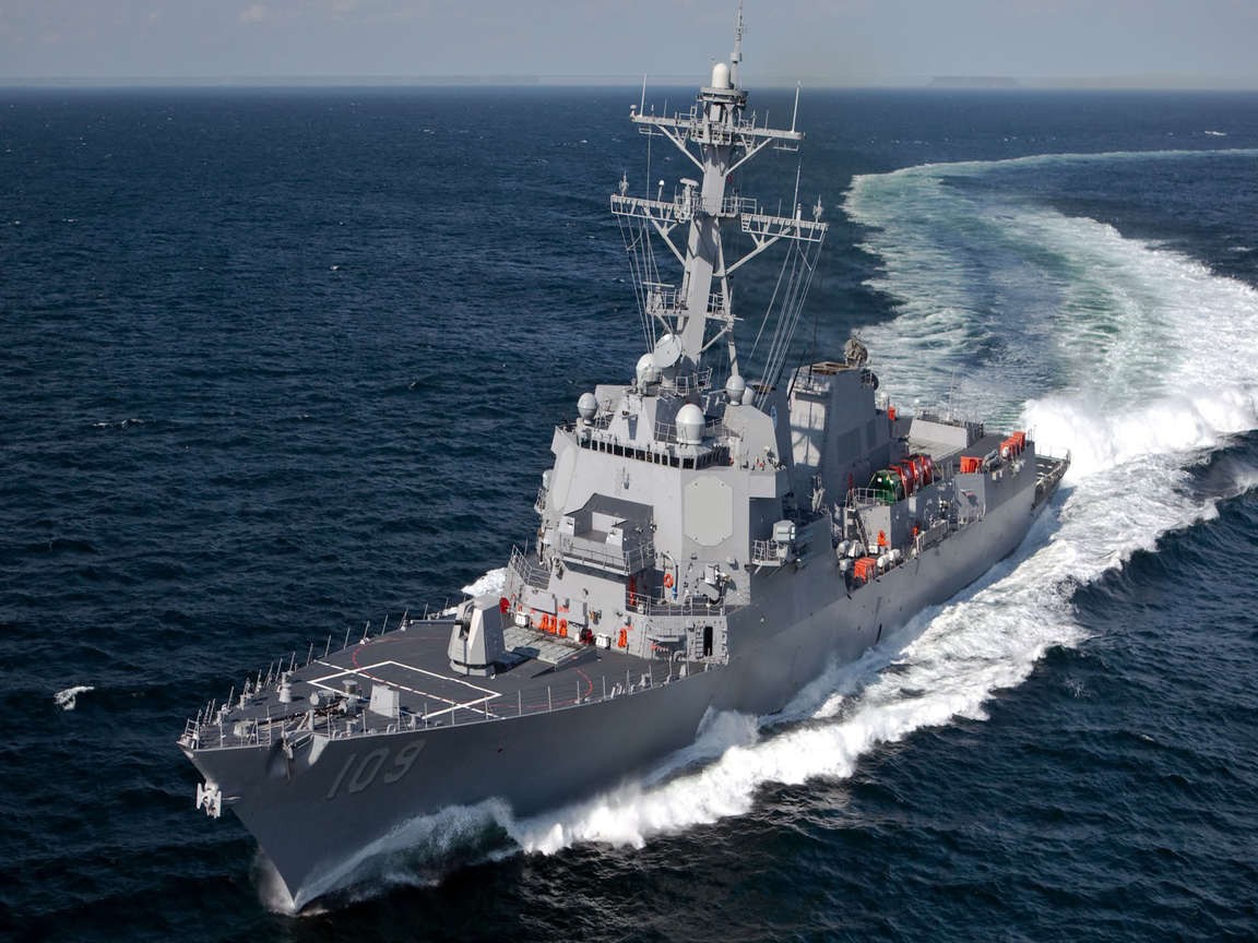 General 1152x864 warship United States Navy Destroyer Arleigh Burke Class Destroyer vehicle sea ship military military vehicle