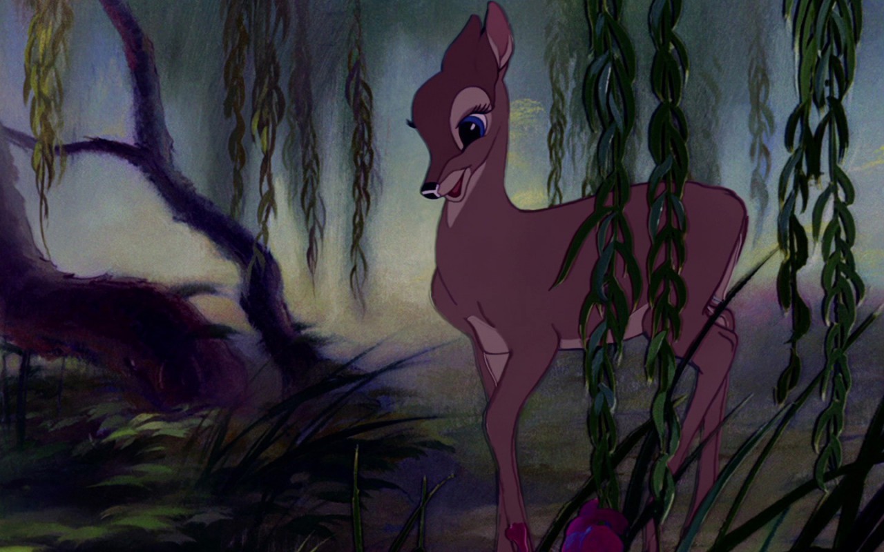 General 1280x800 Bambi vines deer Disney animated movies movies