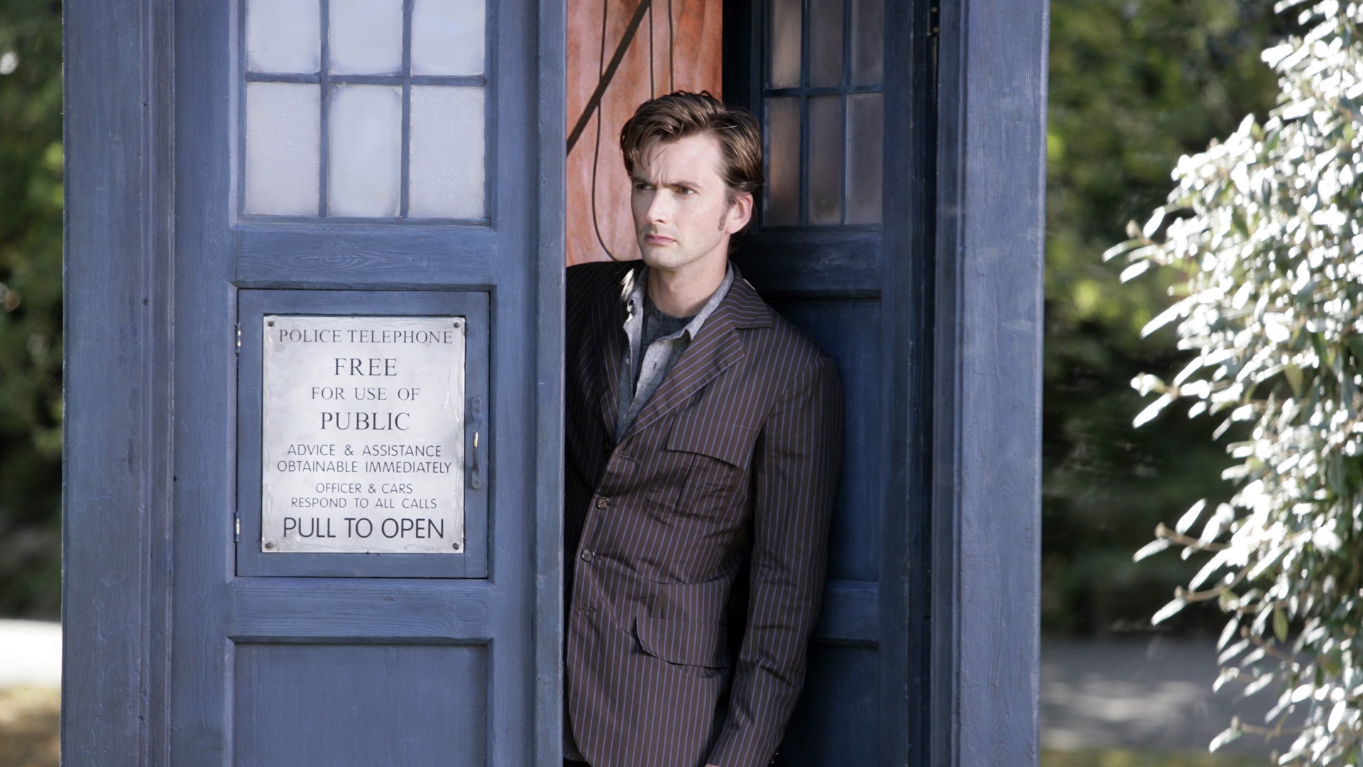 People 1920x1080 Doctor Who The Doctor David Tennant Tenth Doctor TARDIS TV series science fiction Science Fiction Men
