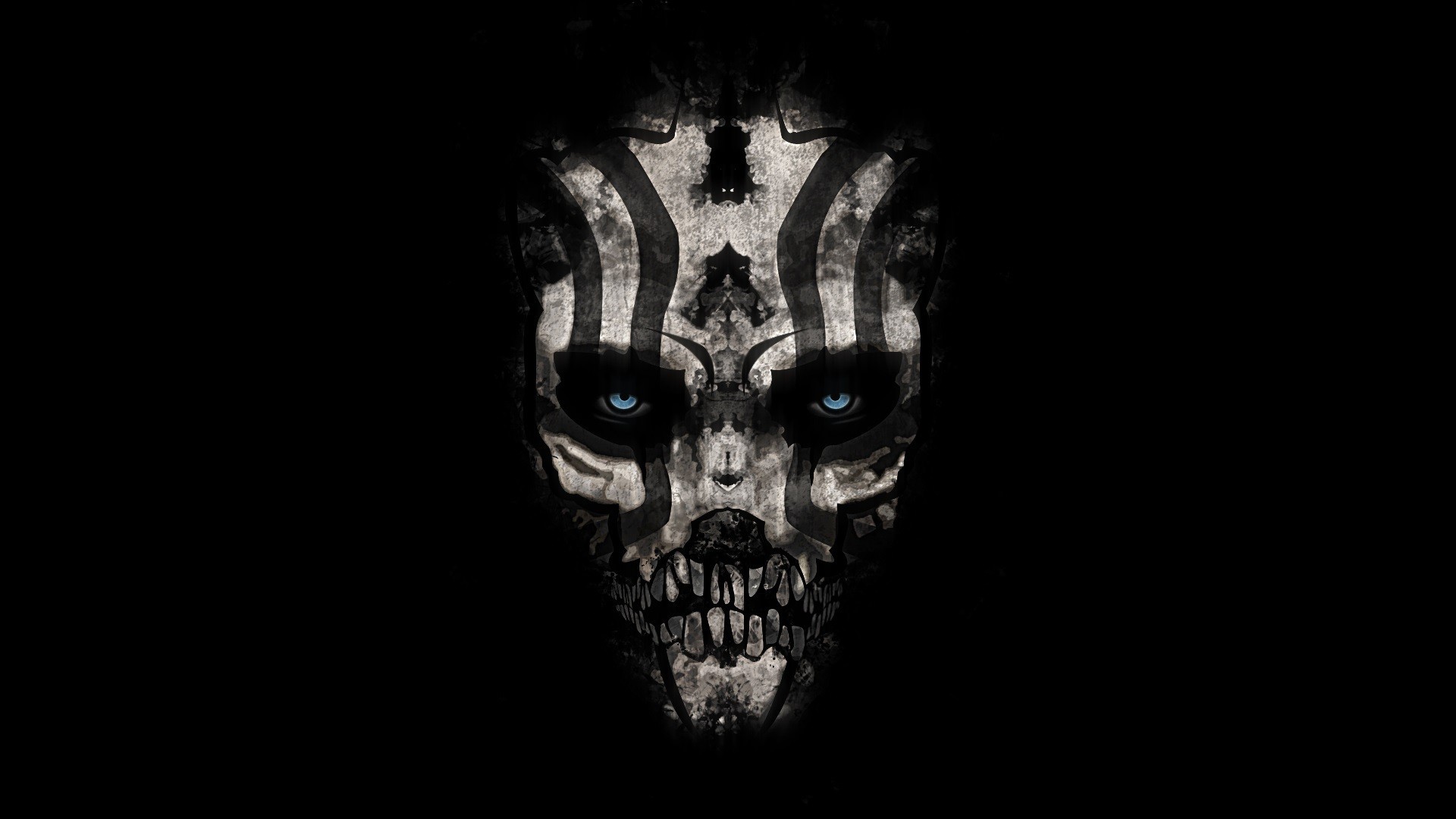 General 1920x1080 Prince of Persia: Warrior Within video games video game art blue eyes simple background skull
