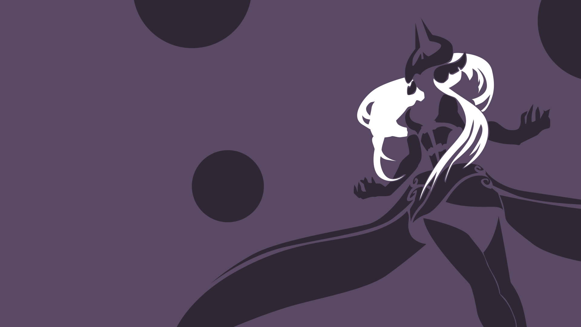 General 1920x1080 League of Legends vector art Syndra (League of Legends) video game art minimalism PC gaming video game girls video game characters simple background
