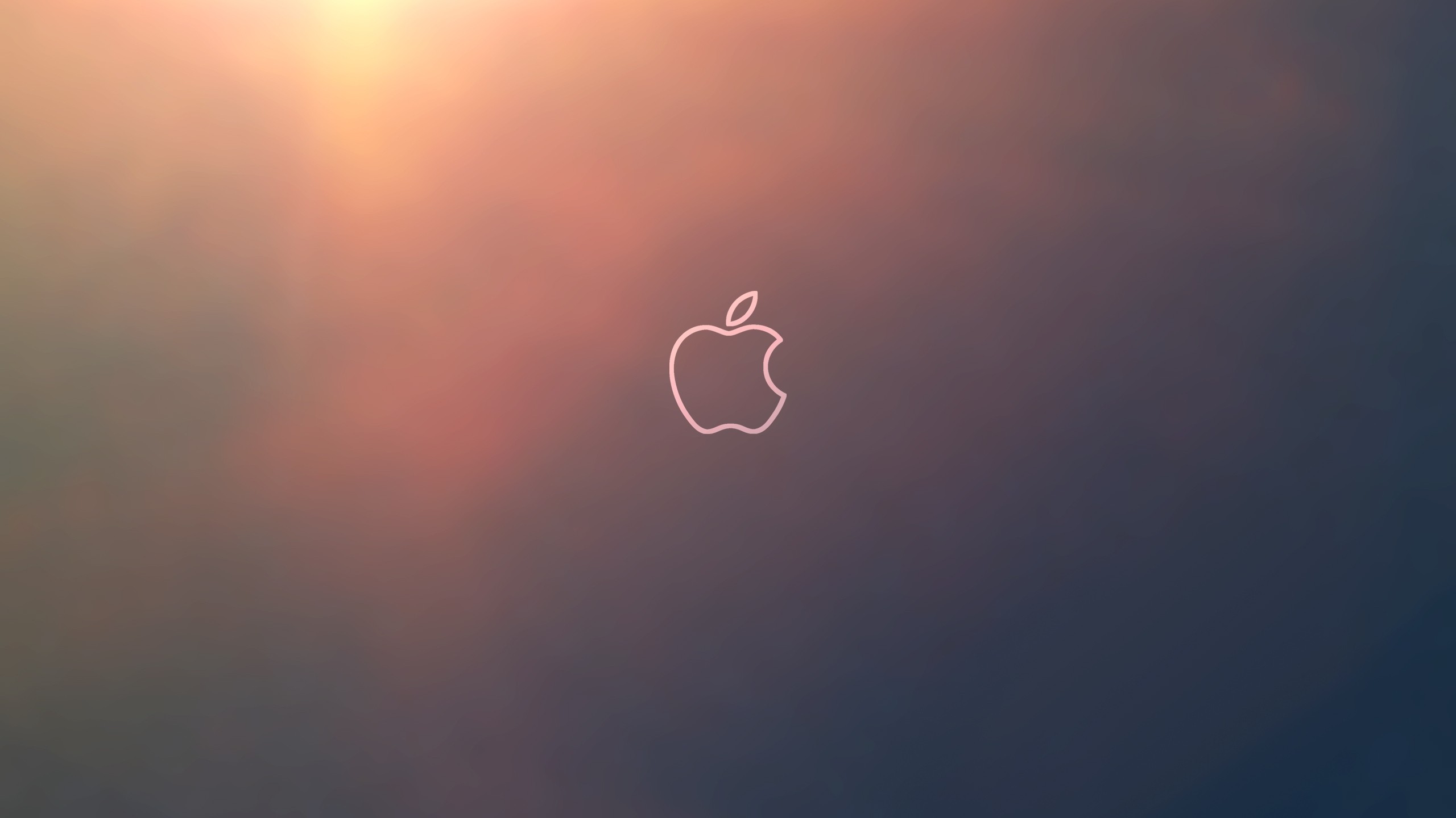 General 2560x1440 Apple Inc. logo texture gradient simple background brand