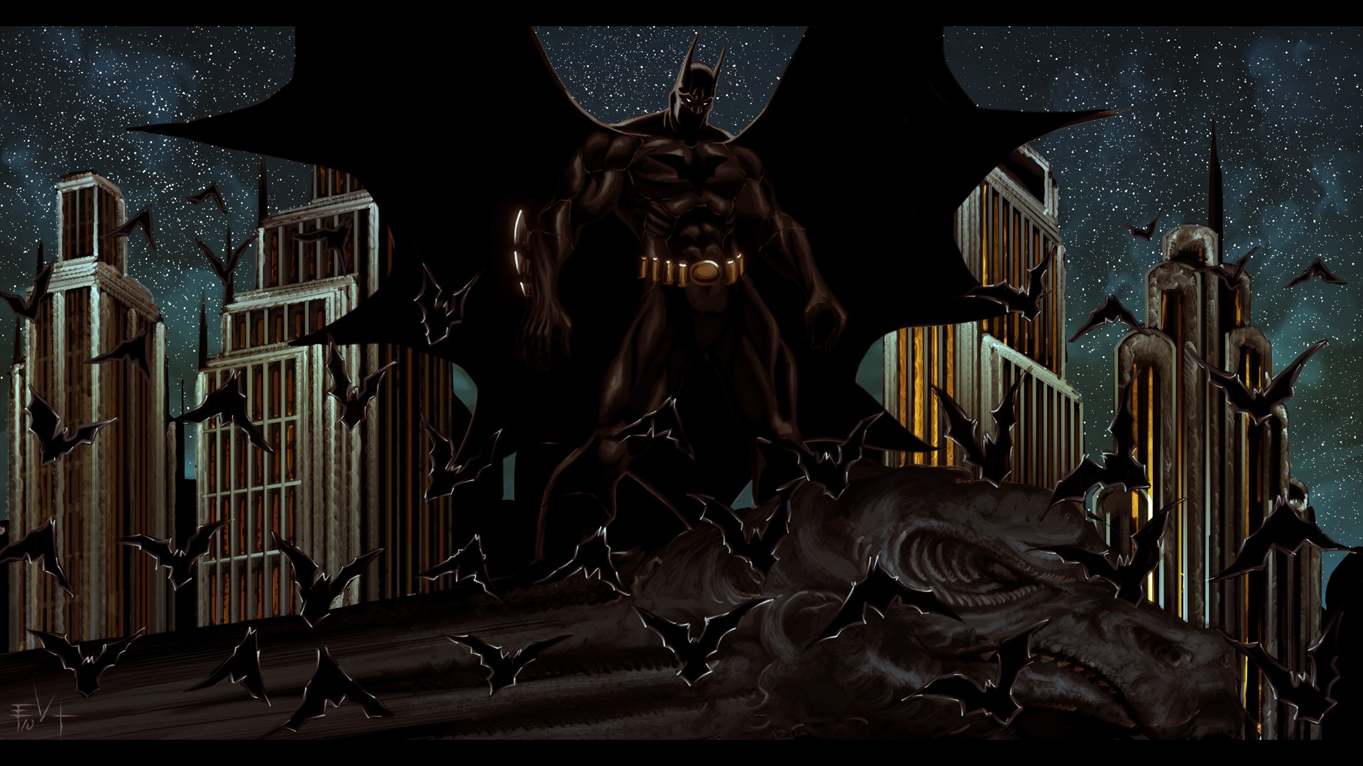 General 1920x1080 comics Batman Bruce Wayne