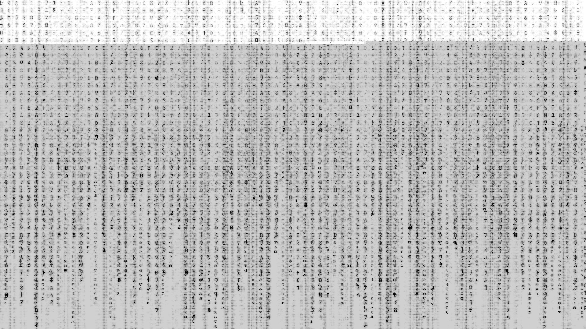 General 1920x1080 minimalism The Matrix movies gray white digital art