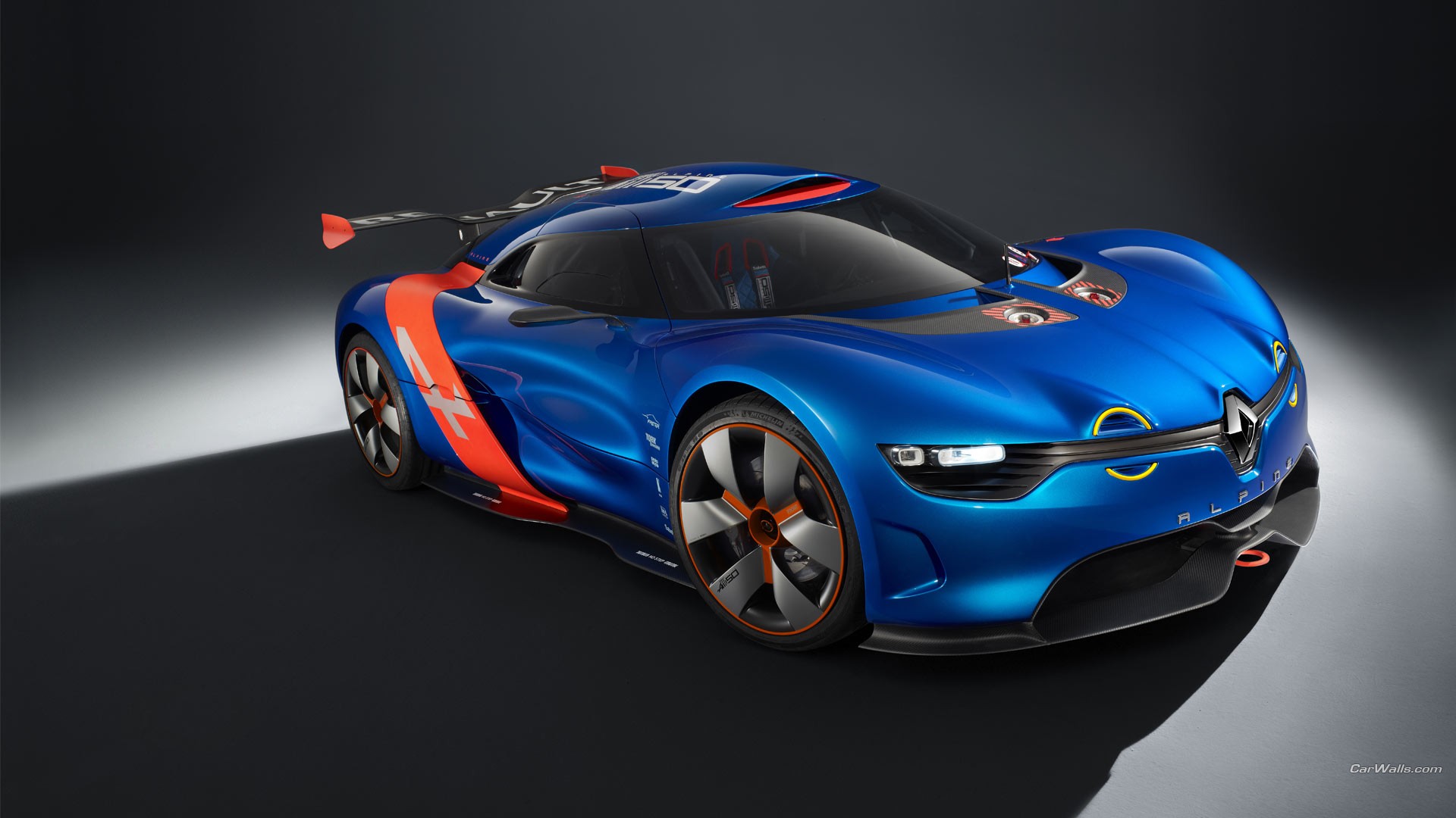 General 1920x1080 car Renault Alpine Renault vehicle blue cars French Cars Alpine A110-50 watermarked