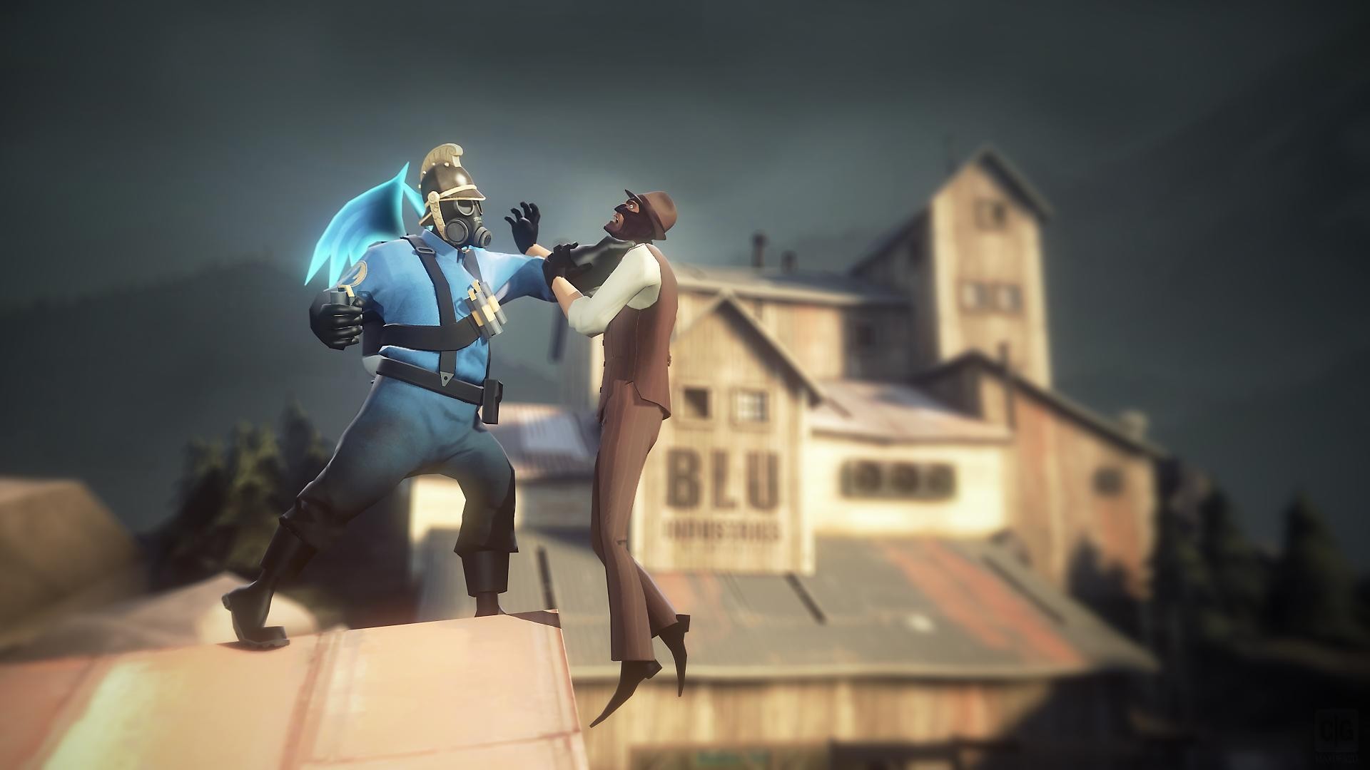 General 1920x1080 Pyro (TF2) Team Fortress 2 video games PC gaming 2007 (Year) Valve Corporation