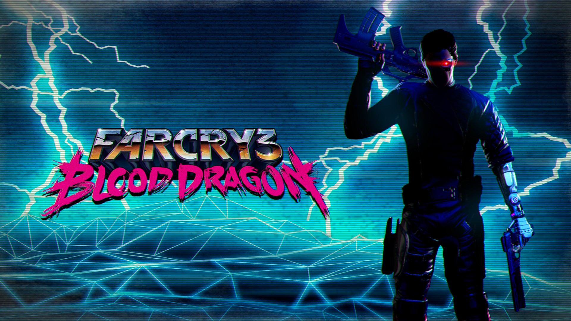 General 1920x1080 Far Cry 3: Blood Dragon 2013 (Year) video game art video games PC gaming blue