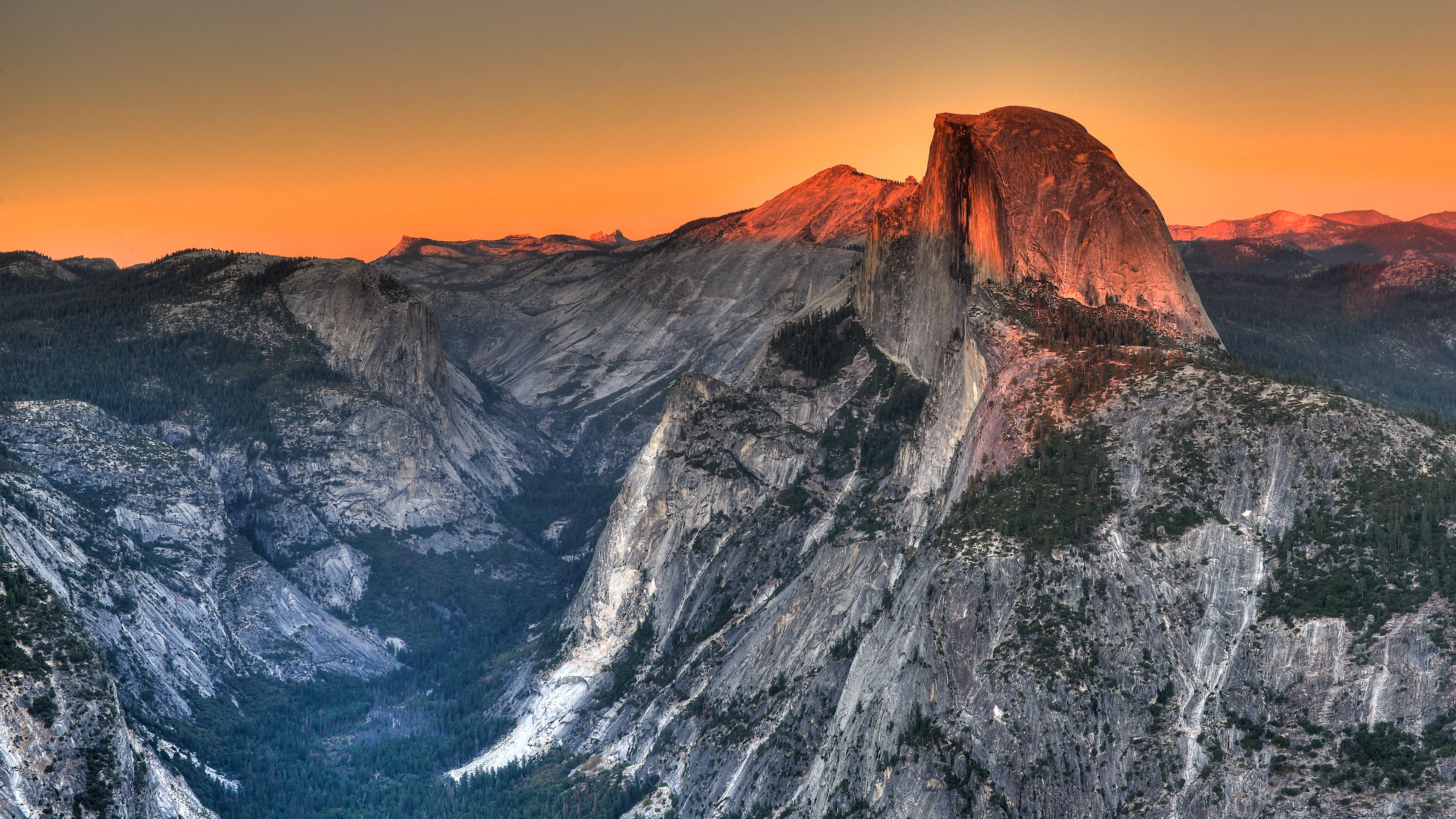 General 3840x2160 Yosemite National Park landscape cliff mountains Sierra Nevada USA rocks rock formation
