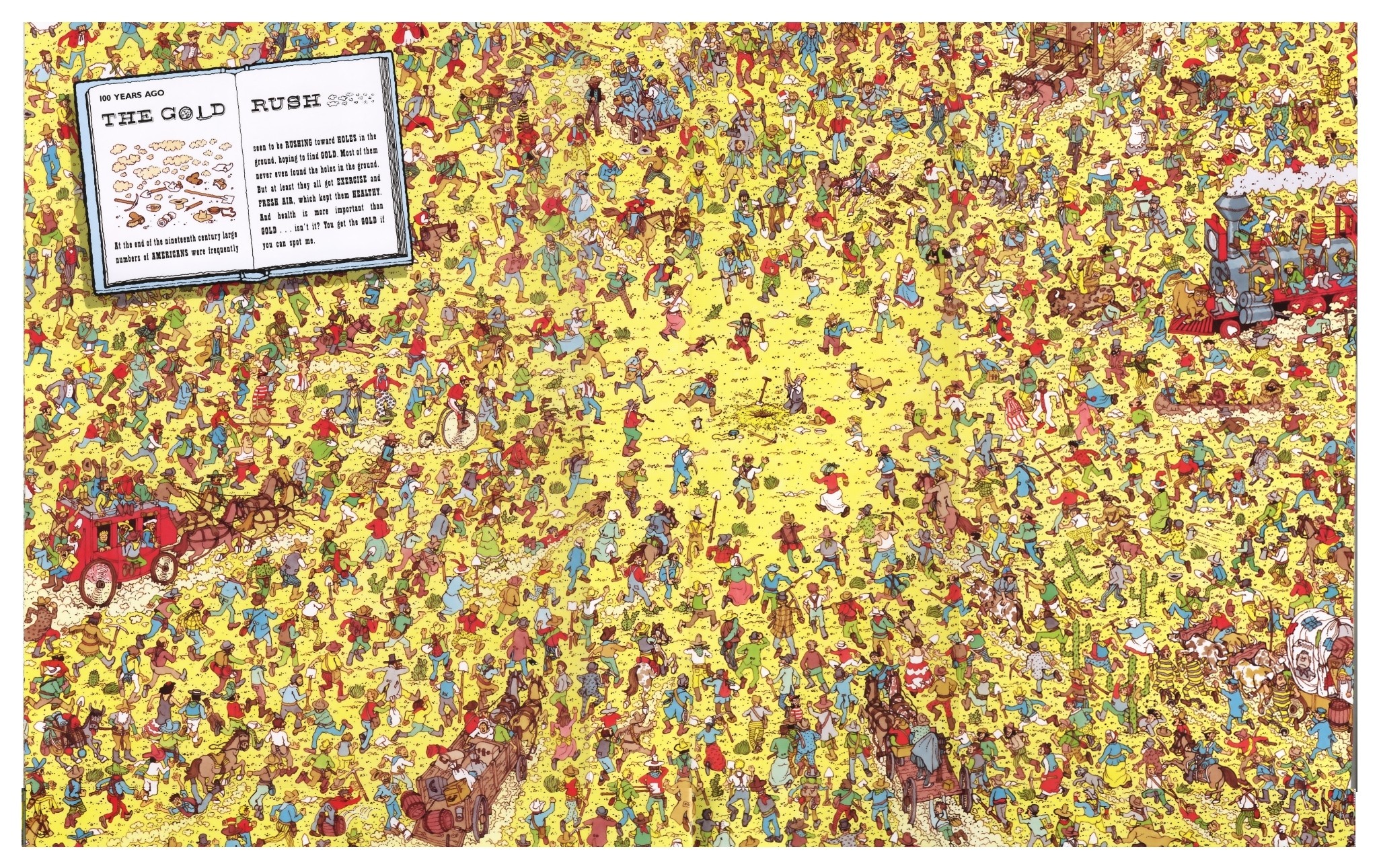 General 2053x1291 Where's Wally Waldo cartoon Hidden object game Wimmelbilder