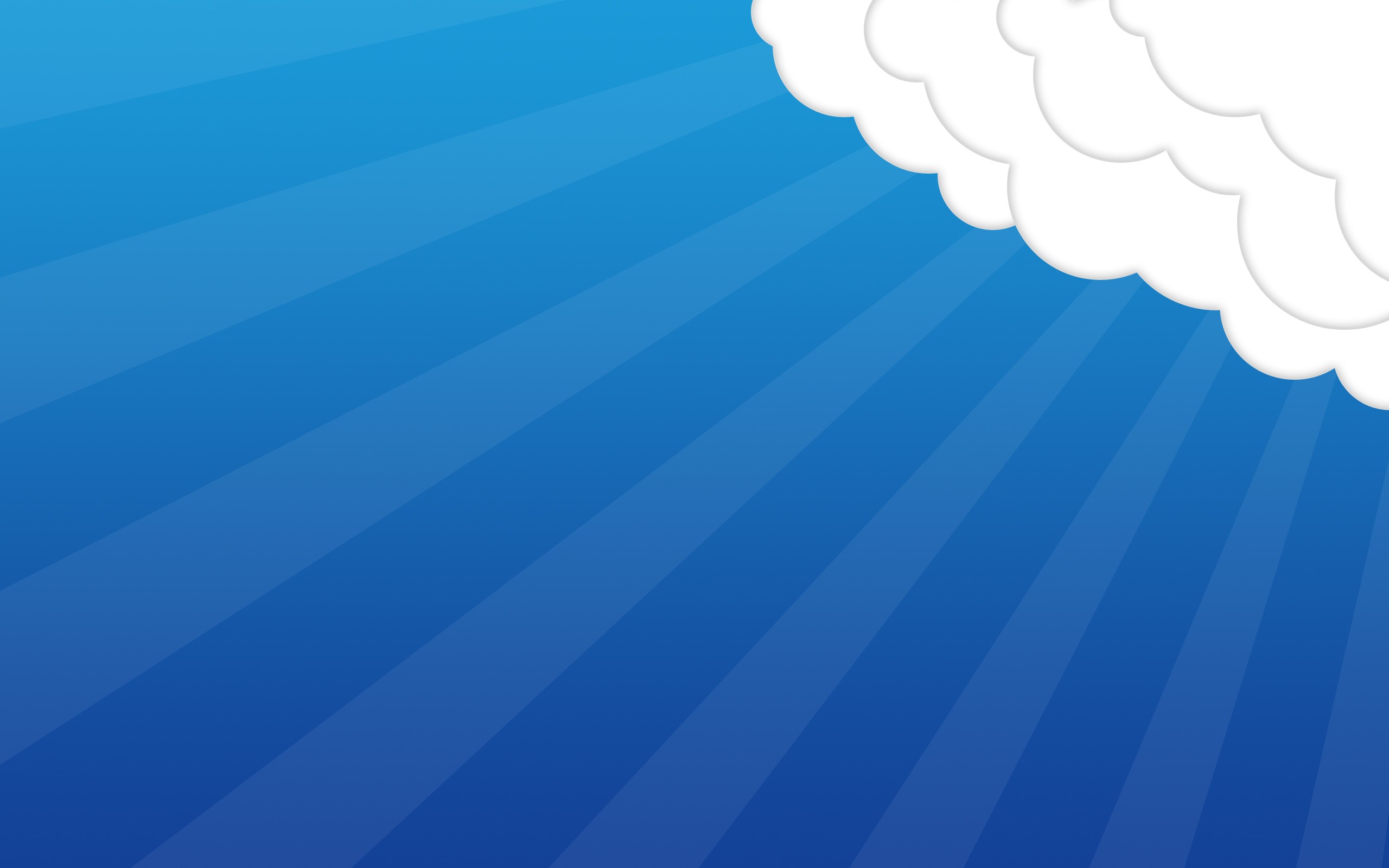 General 2560x1600 minimalism blue background clouds digital art texture