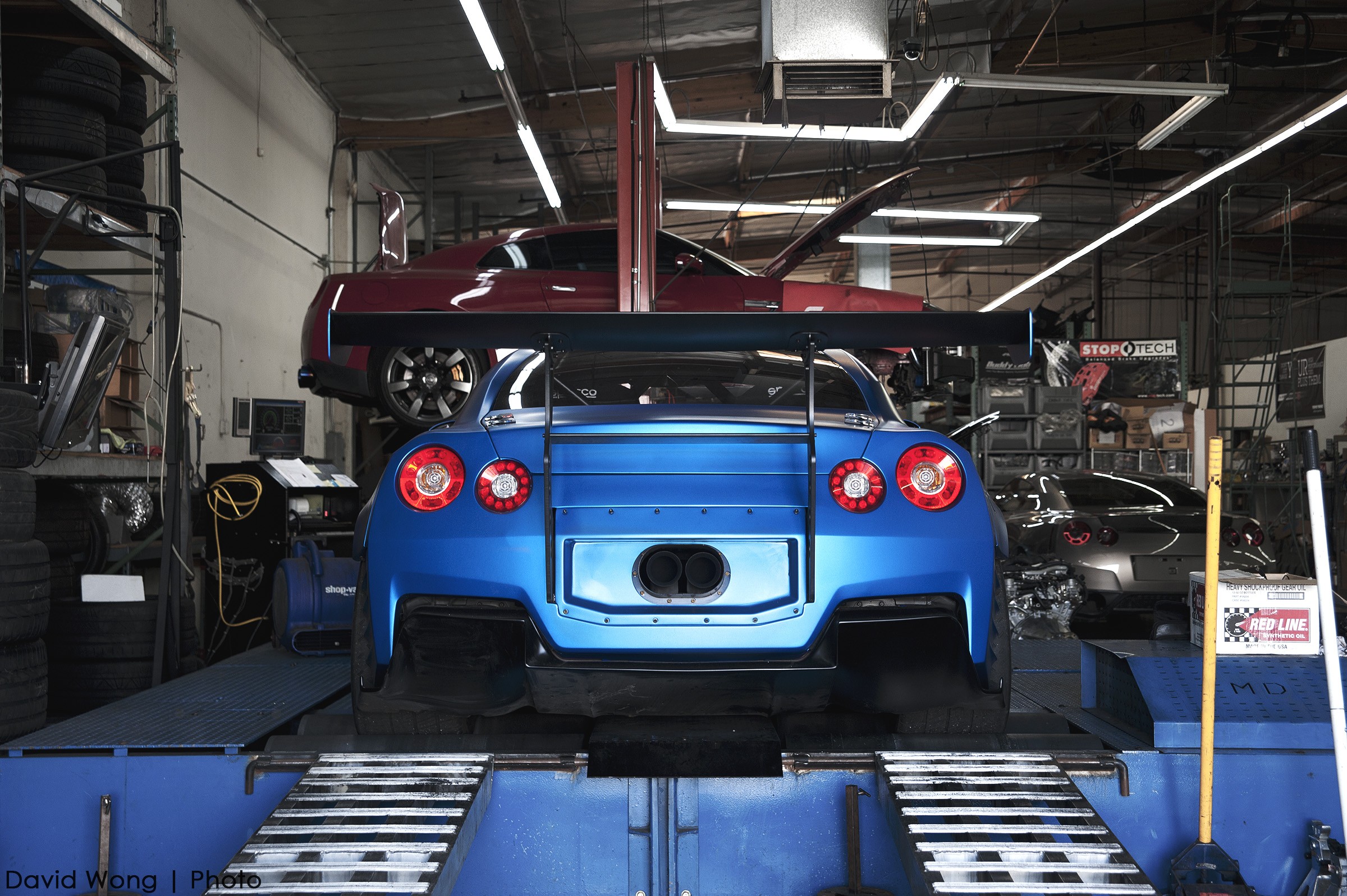 General 2400x1597 Nissan GT-R car blue cars Nissan vehicle Japanese cars car spoiler rear wing