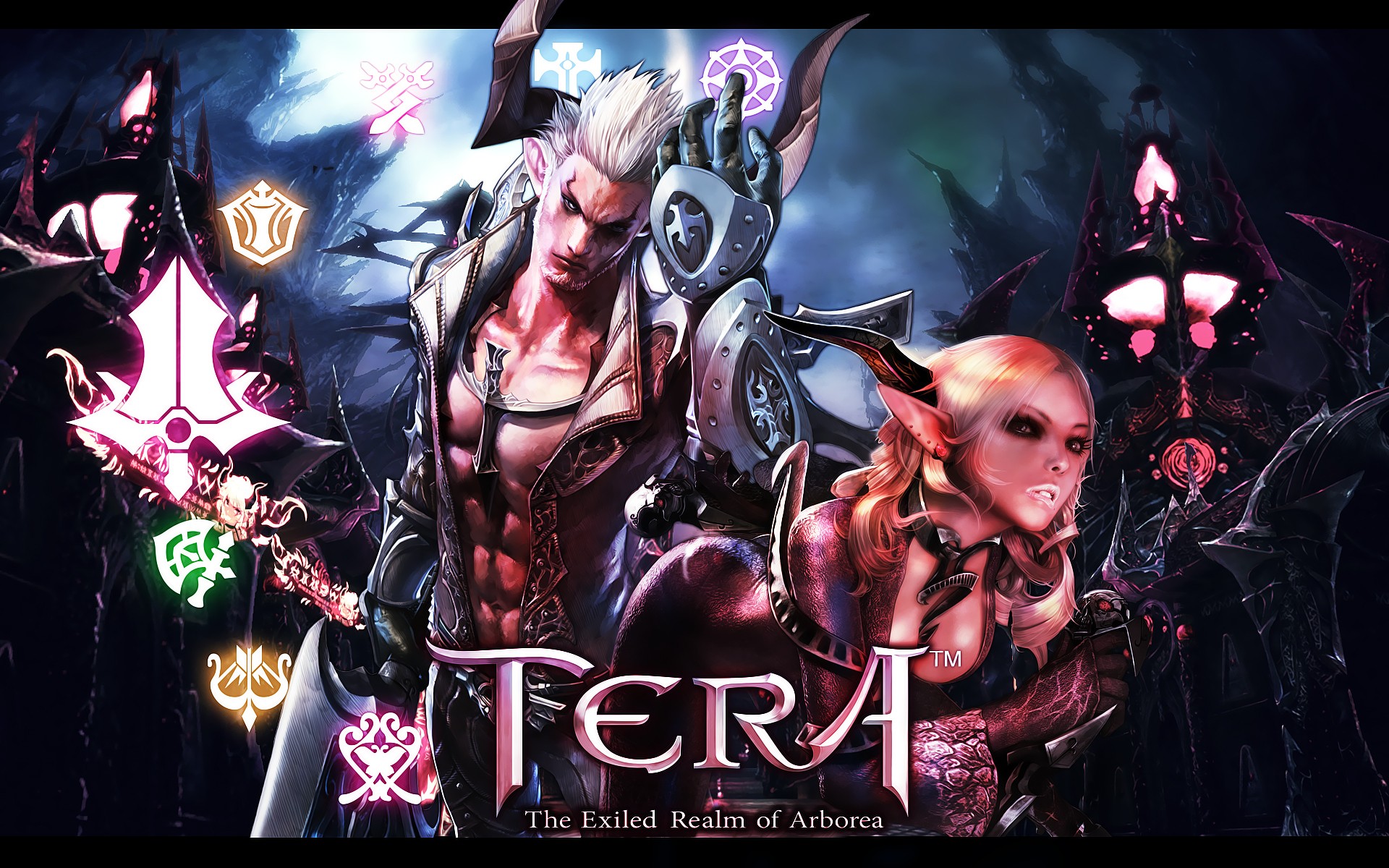 Anime 1920x1200 Tera online Castanic video games Tera PC gaming video game art pointy ears