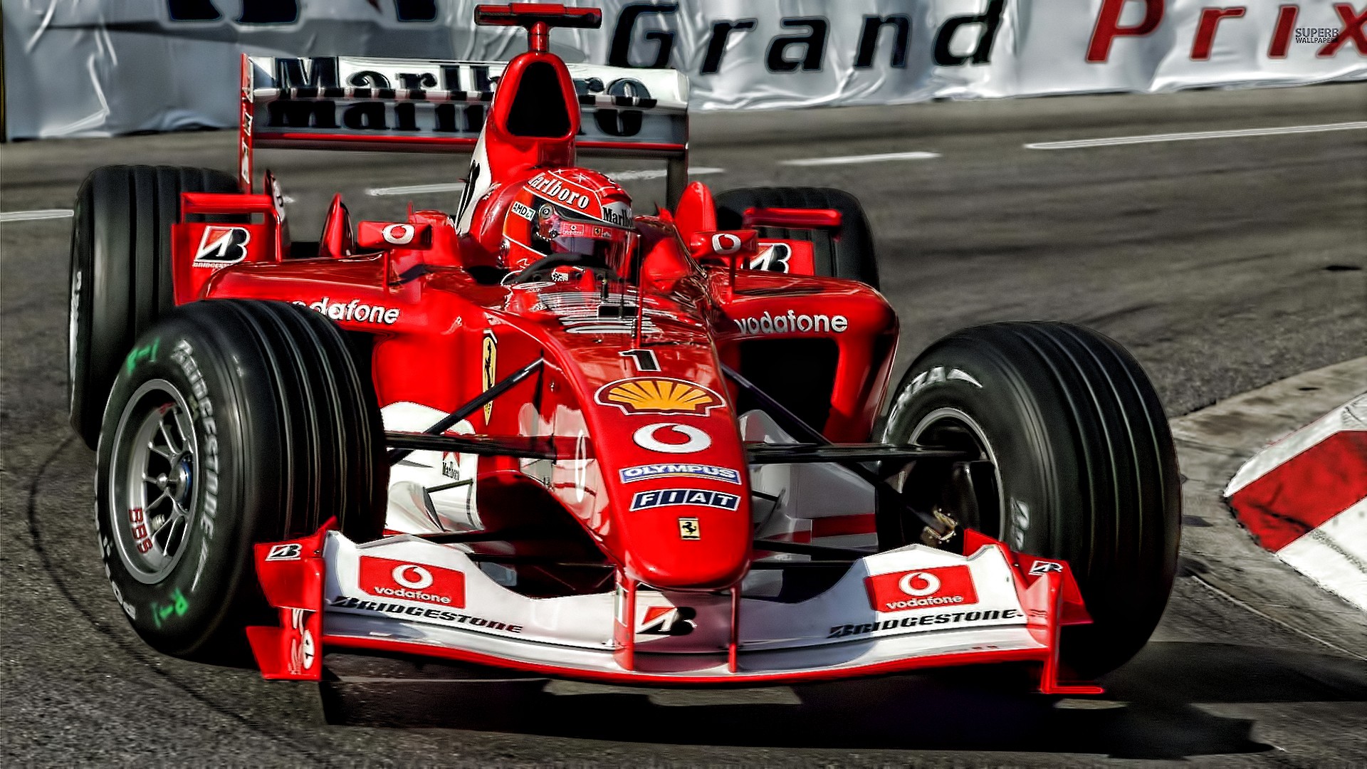 General 1920x1080 Formula 1 Ferrari F1 Michael Schumacher Monaco car red cars vehicle motorsport sport racing livery Racing driver