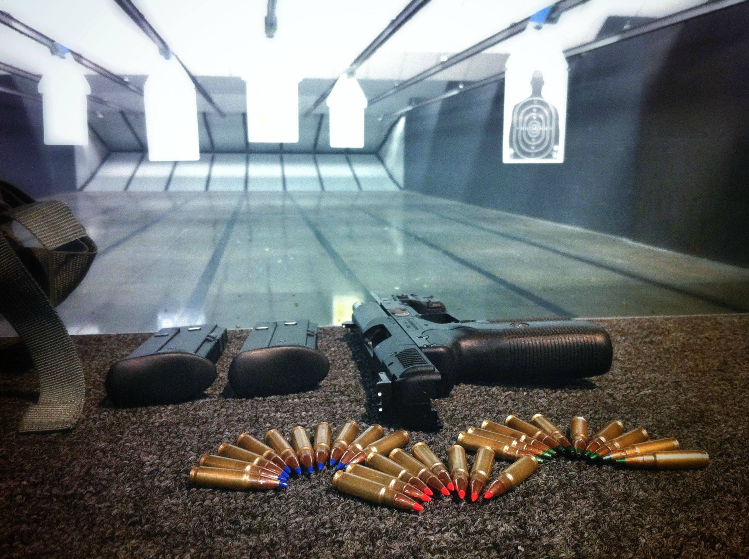 General 2591x1935 gun ammunition pistol weapon FN Five-Seven FN Herstal Belgian firearms targets firing range
