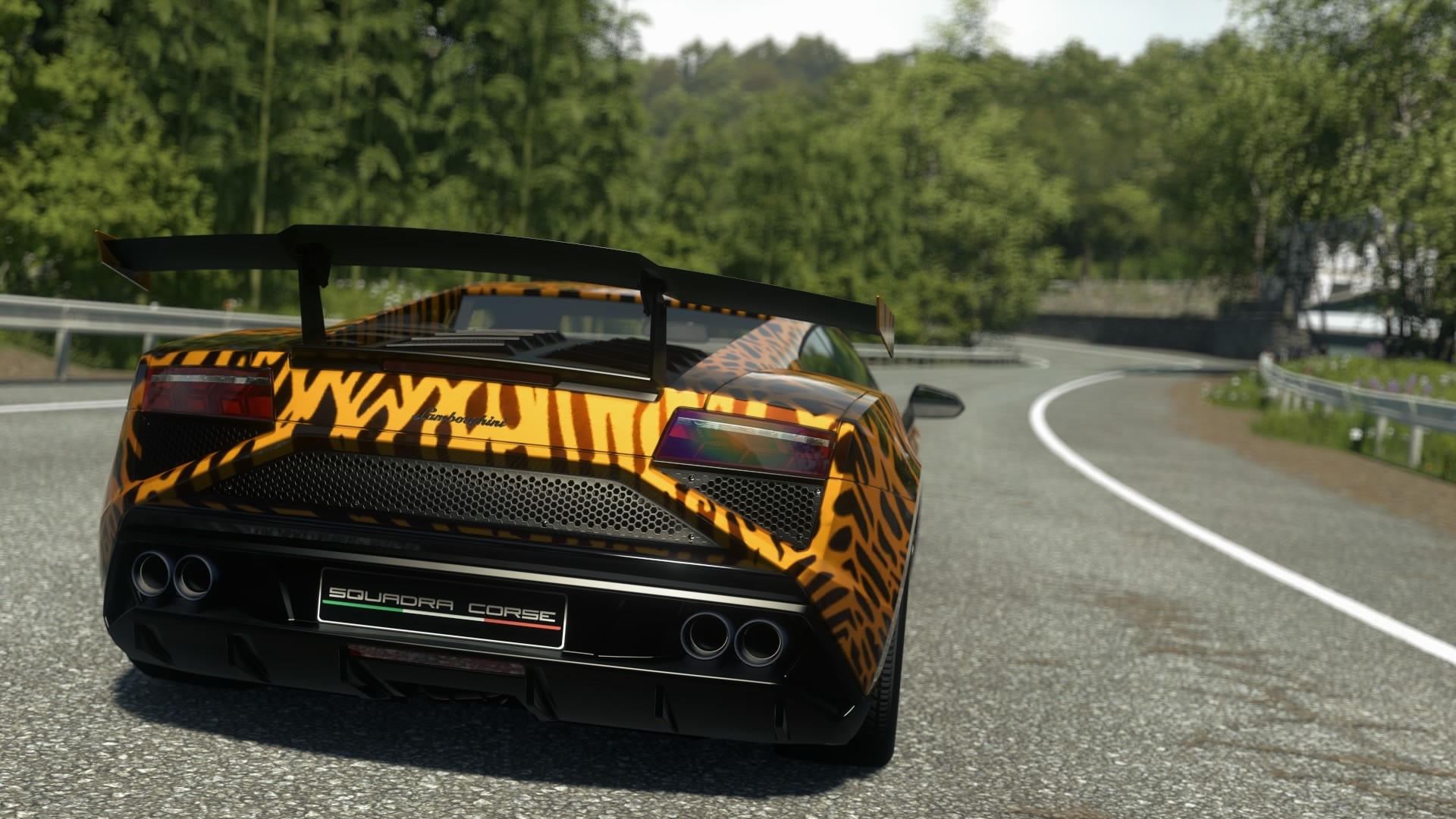 General 1920x1080 car Driveclub racing video games Lamborghini road asphalt supercars yellow cars vehicle