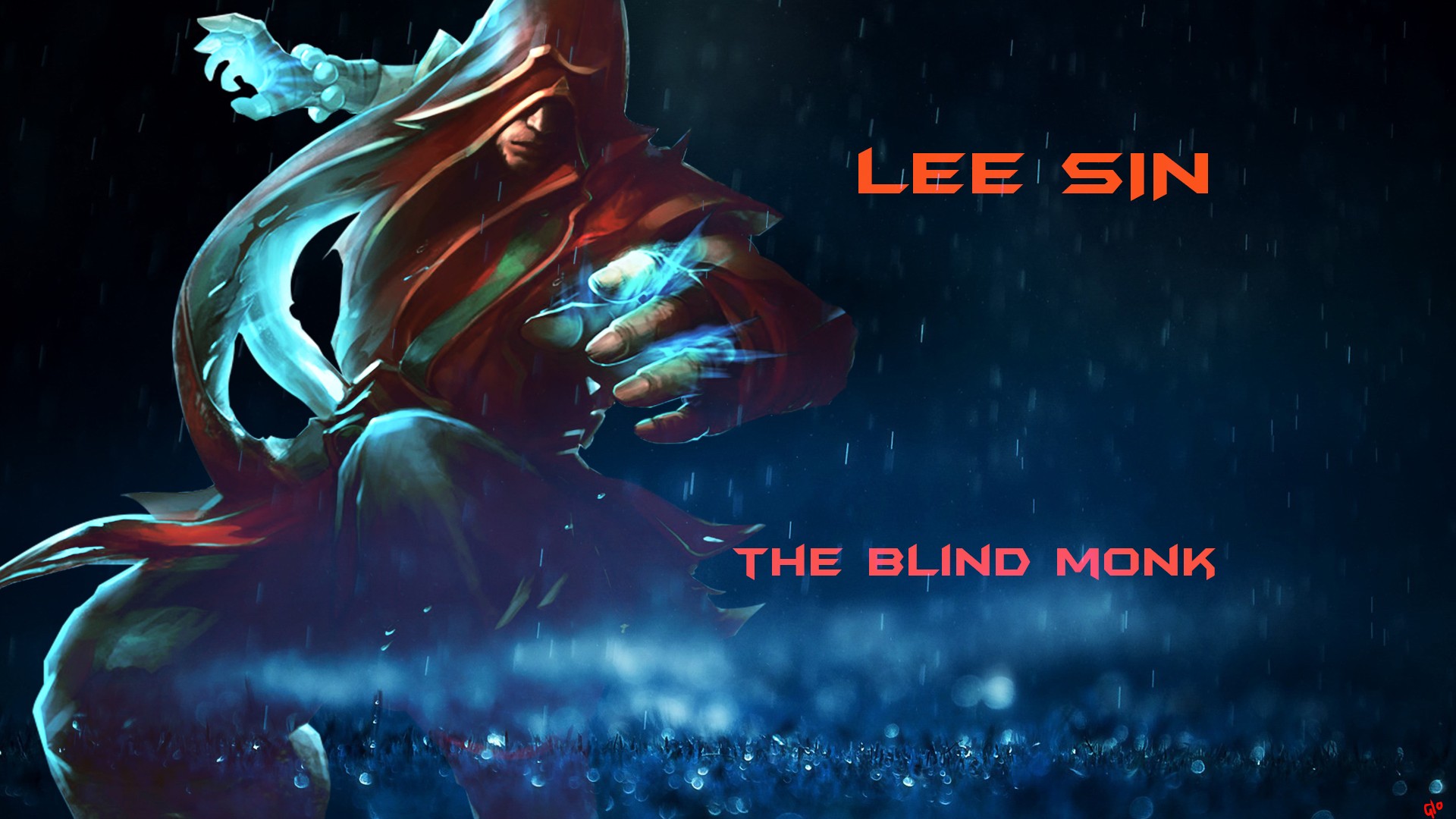 General 1920x1080 League of Legends PC gaming video game art Lee Sin (League of Legends) video game men