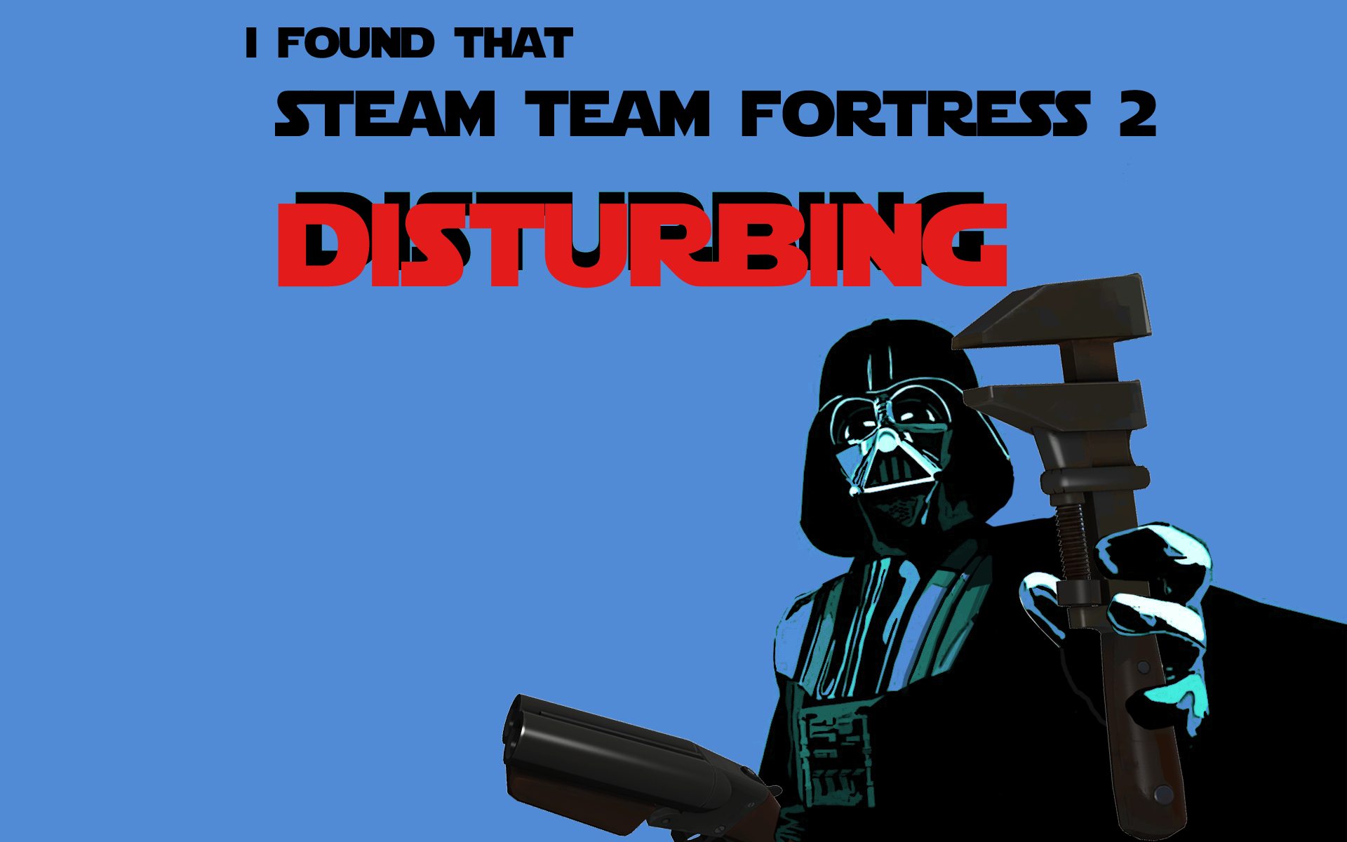 General 1920x1200 Team Fortress 2 Steam (software) Darth Vader humor advertisements Pyro (TF2) Star Wars Sith simple background