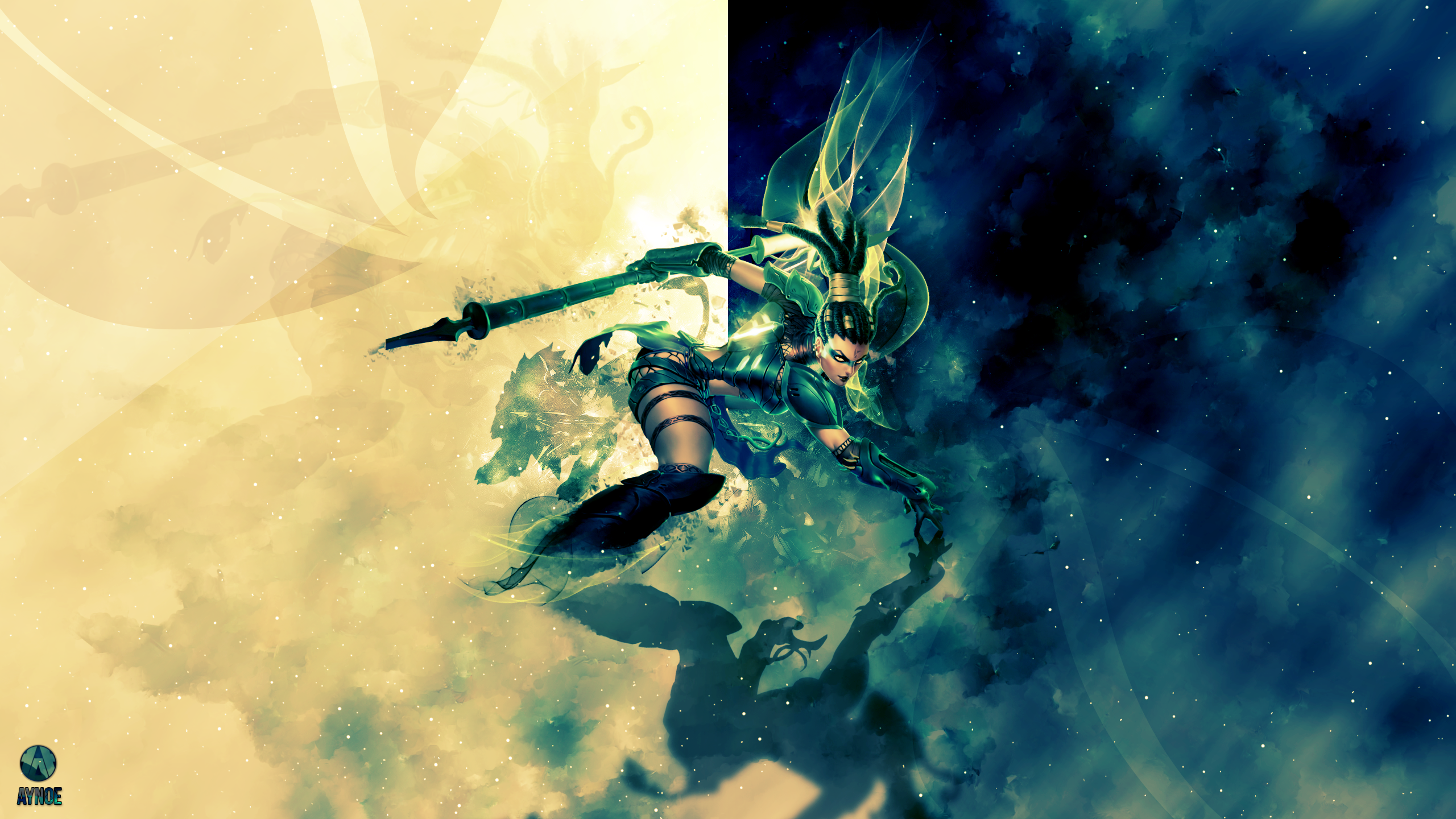 General 2560x1440 PC gaming video game girls video game art League of Legends