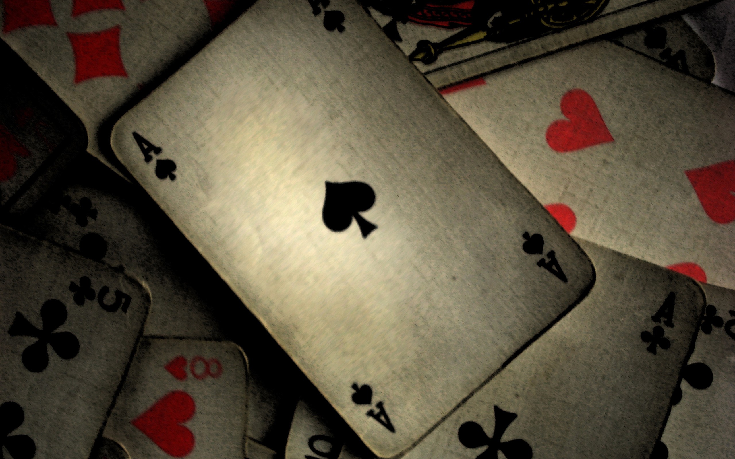 General 2560x1600 cards aces poker playing cards closeup