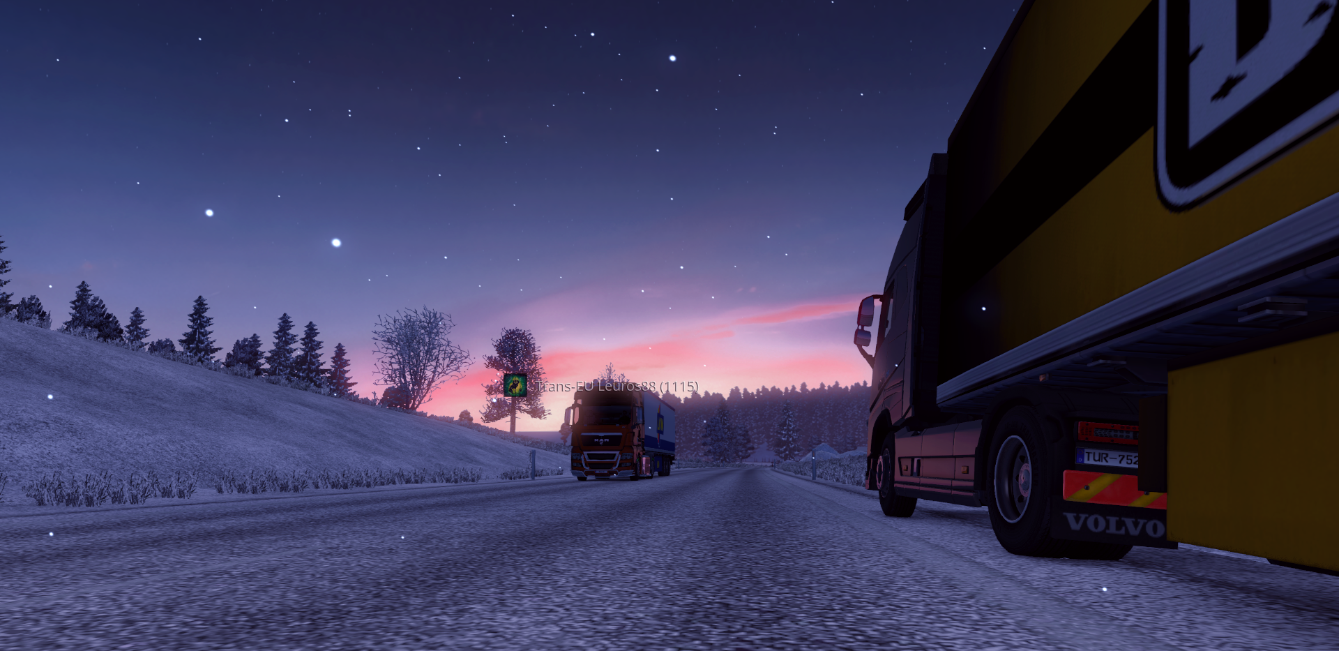 General 1920x933 video games Euro Truck Simulator 2 screen shot PC gaming truck Volvo vehicle