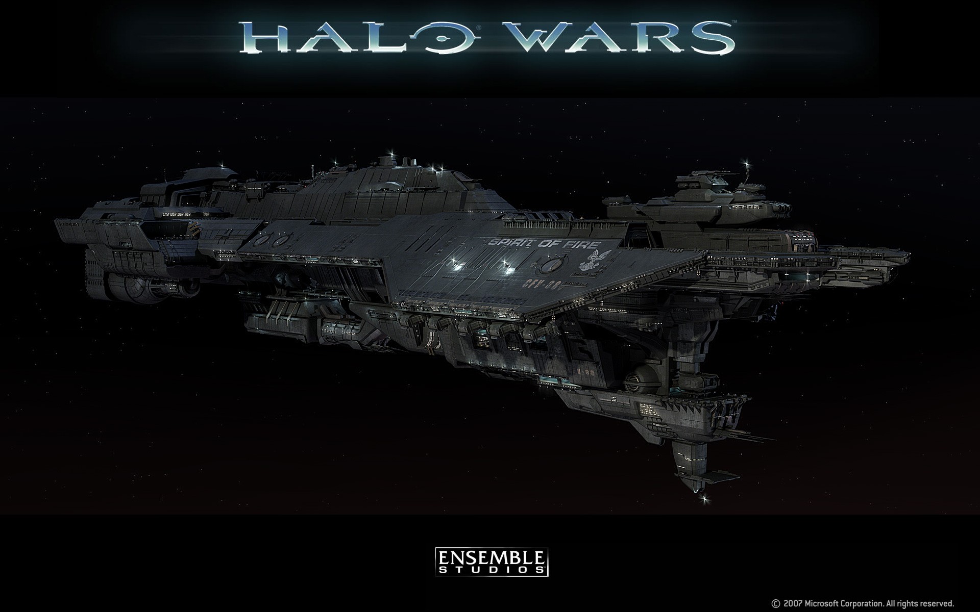 General 1920x1200 science fiction video games Halo Wars spaceship vehicle video game art 2007 (Year)