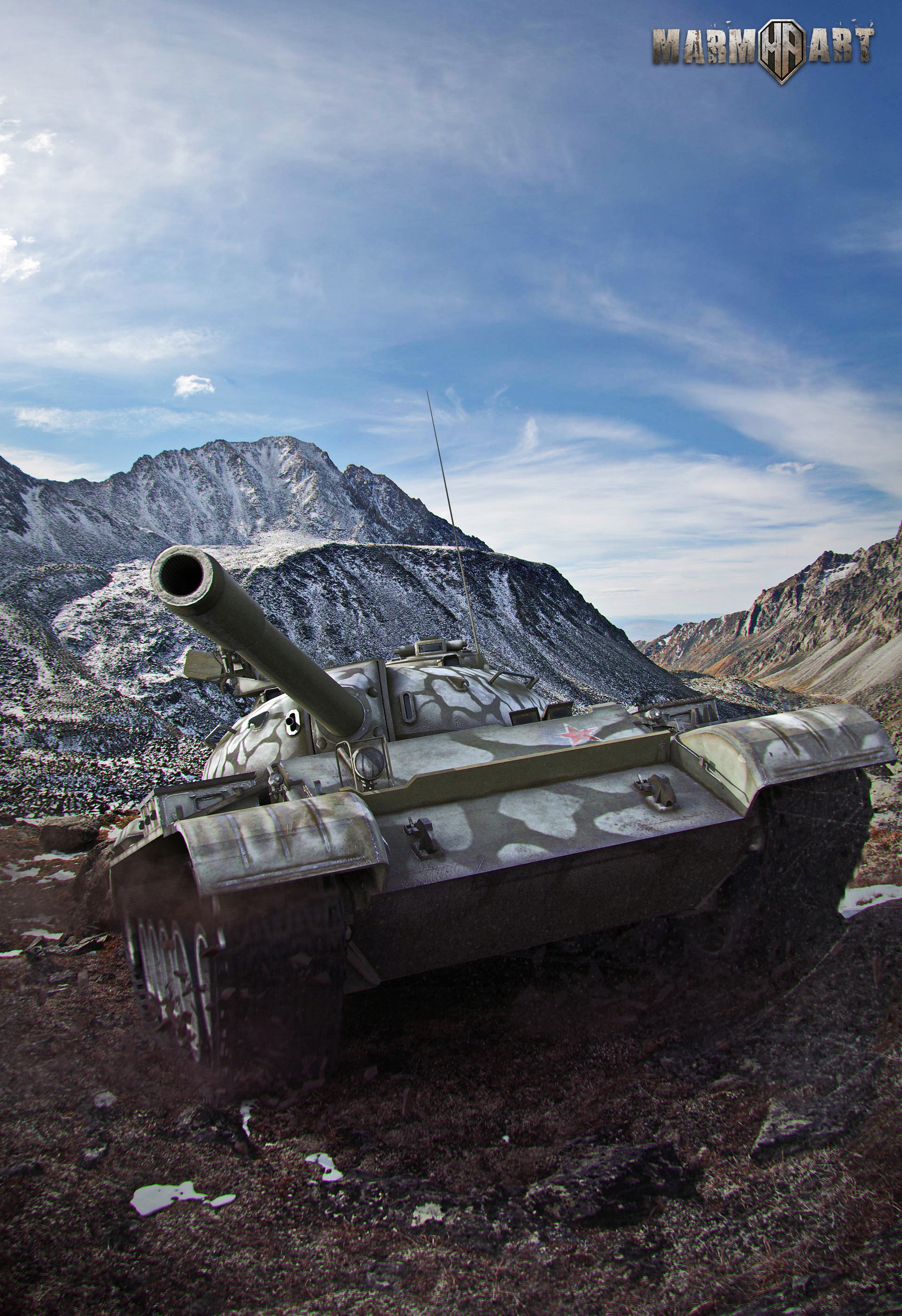General 1920x2800 World of Tanks tank wargaming video games T-54 Russian/Soviet tanks