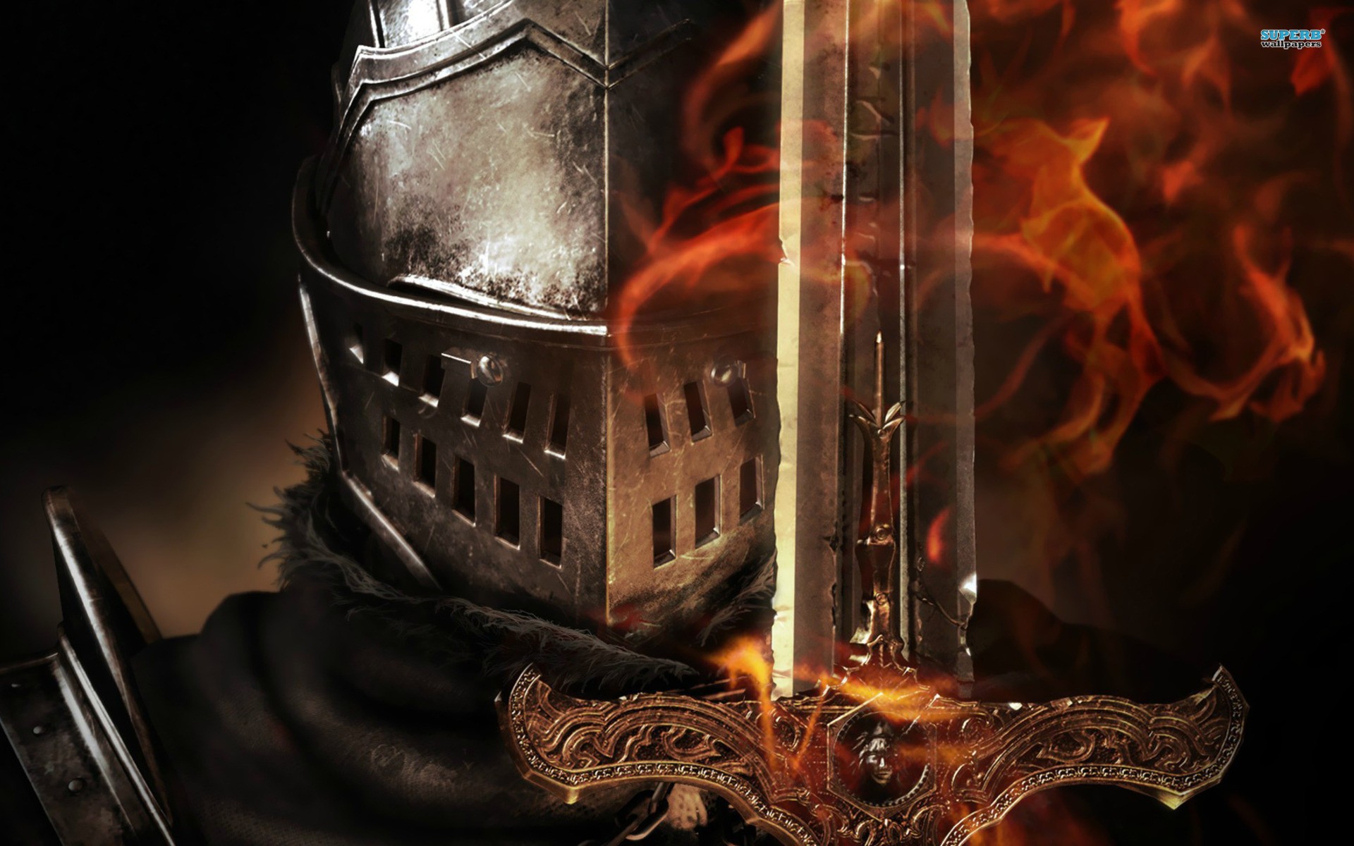 General 1920x1200 Dark Souls II video games video game art sword armor