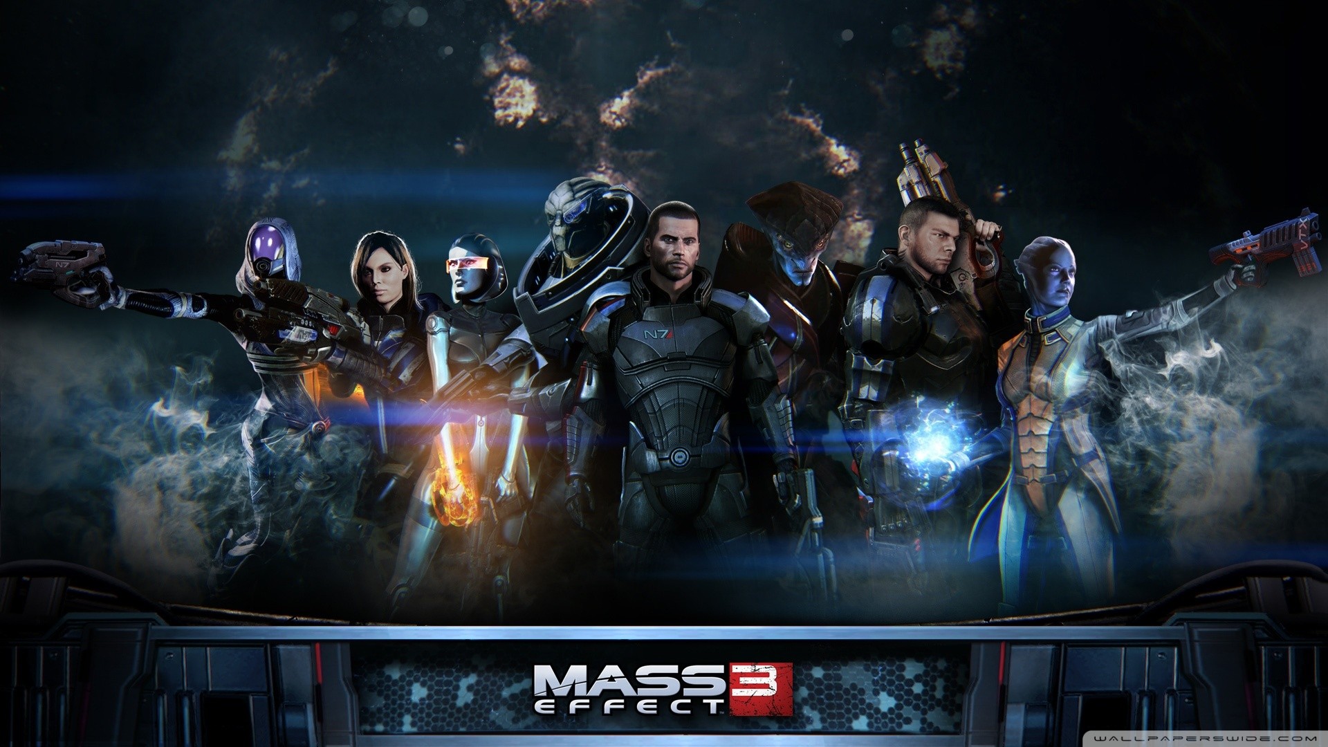 General 1920x1080 video games Mass Effect 3 PC gaming video game men video game characters video game girls science fiction science fiction women Science Fiction Men