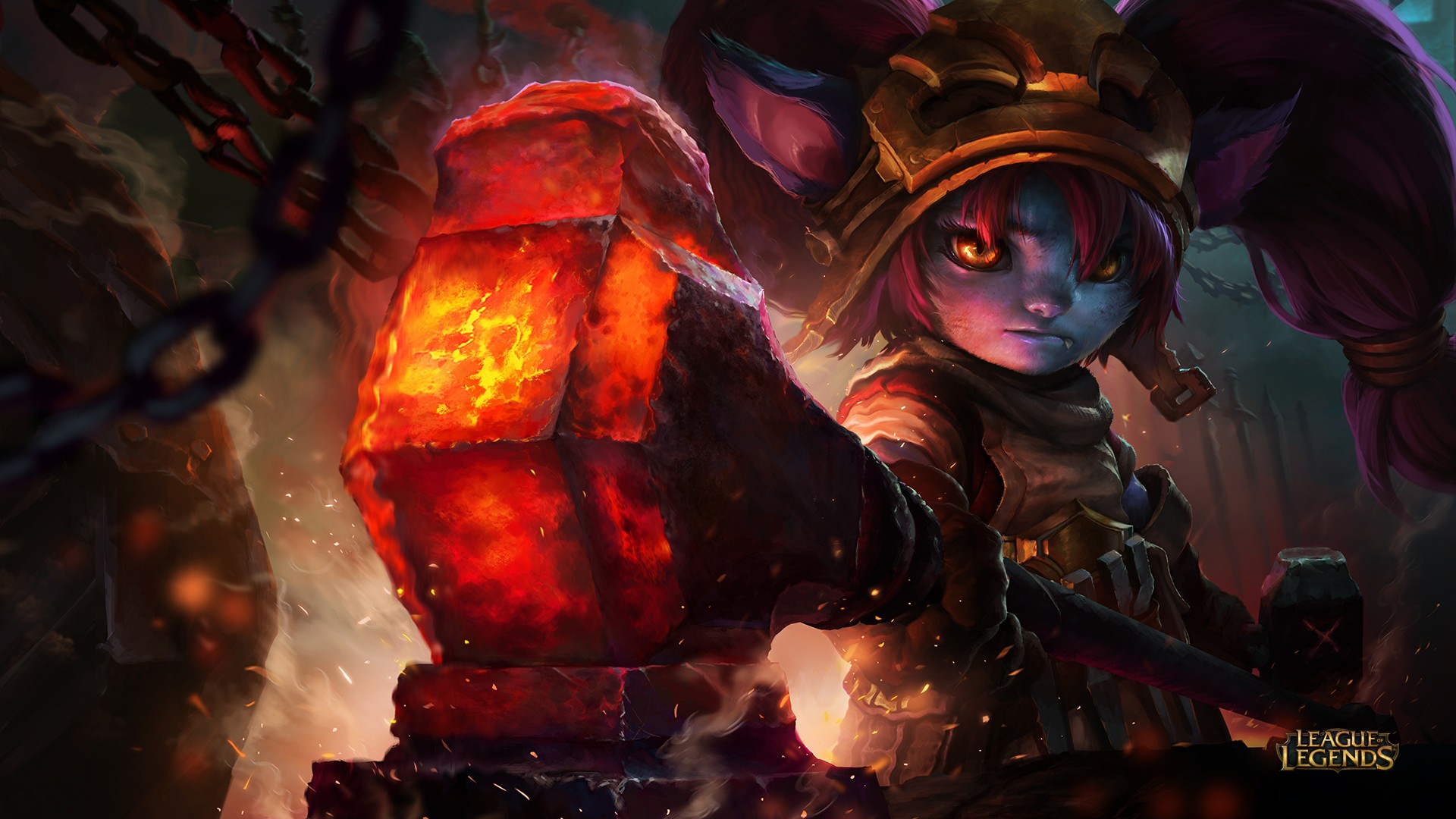 General 1920x1080 League of Legends PC gaming fantasy girl Poppy (League of Legends) video game girls video game characters