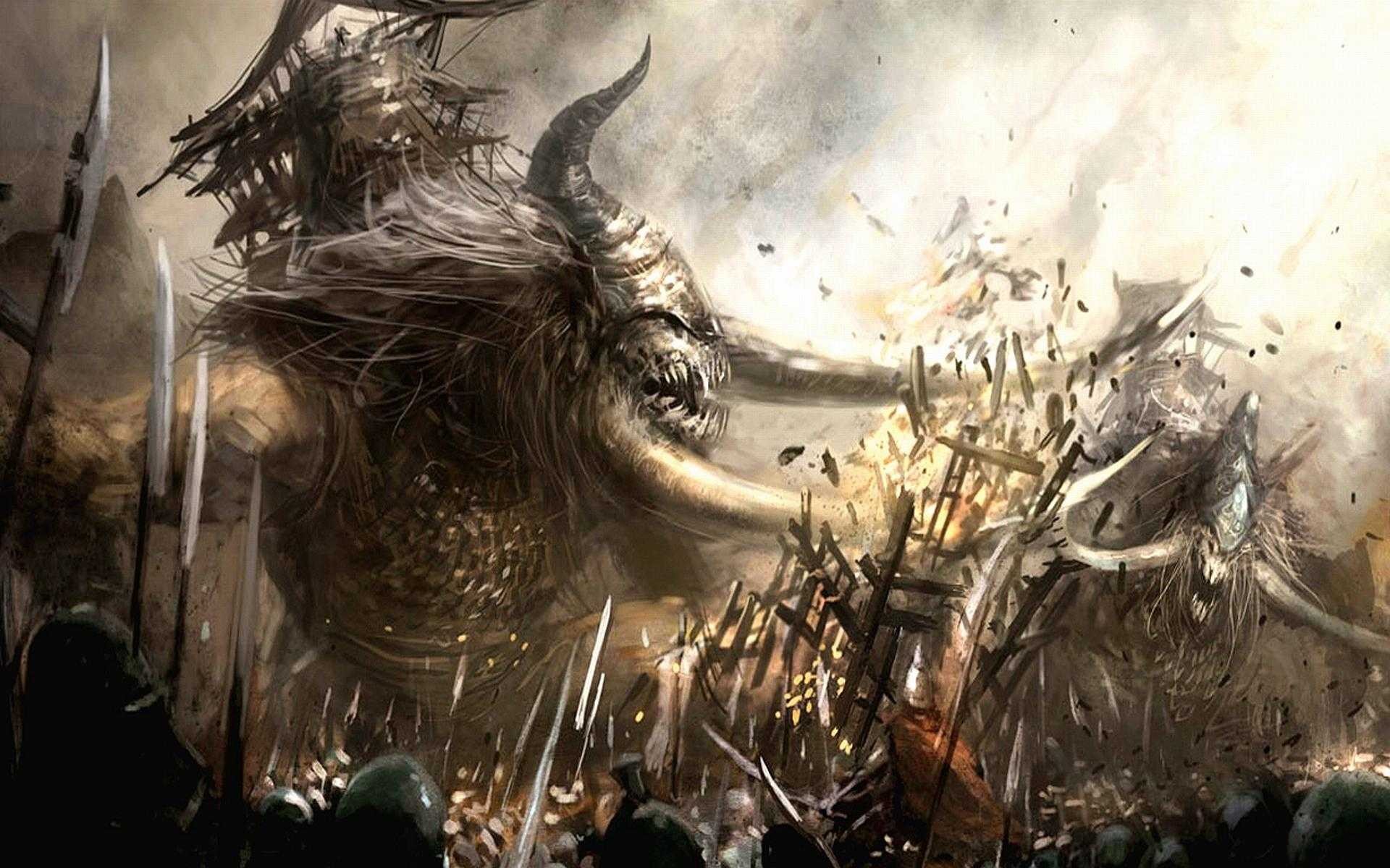 General 1920x1200 fantasy art creature battle artwork digital art