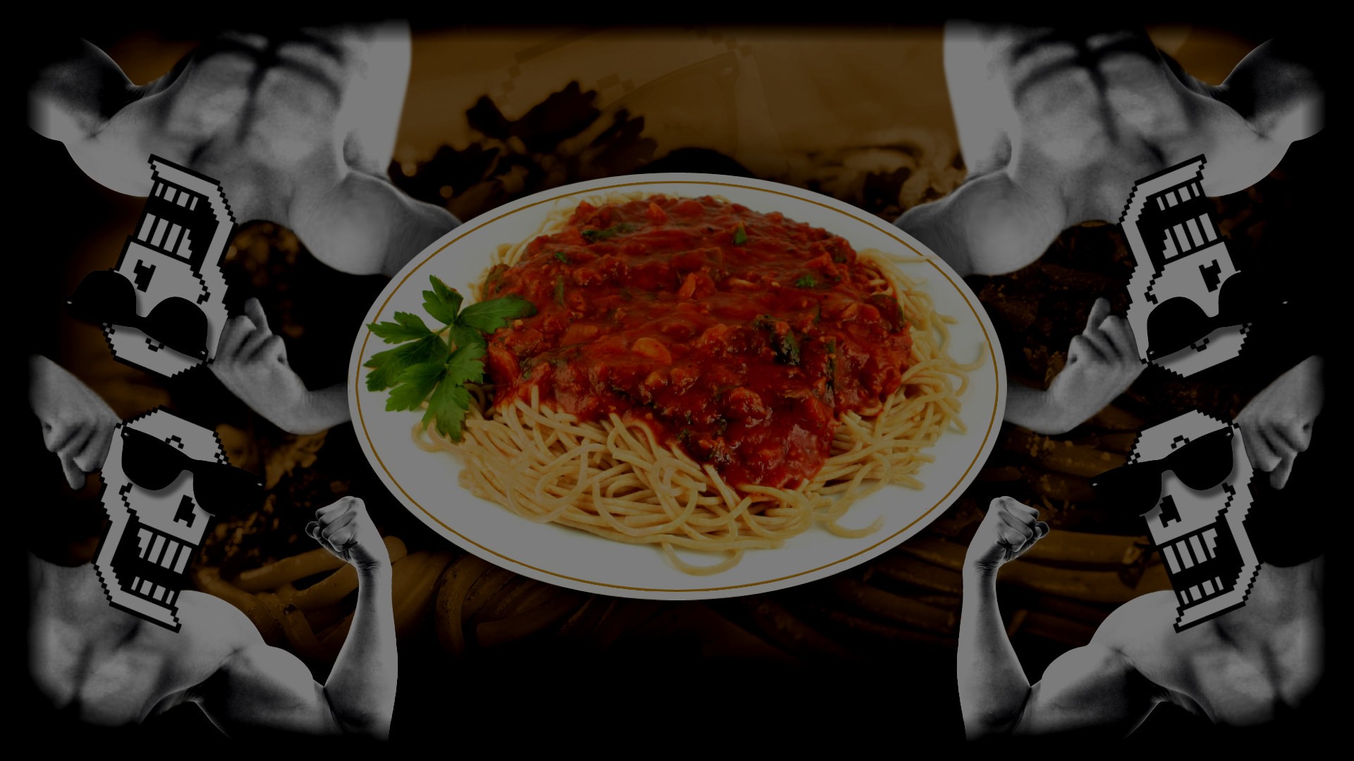 General 1920x1080 Papyrus Undertale food noodles video games pasta