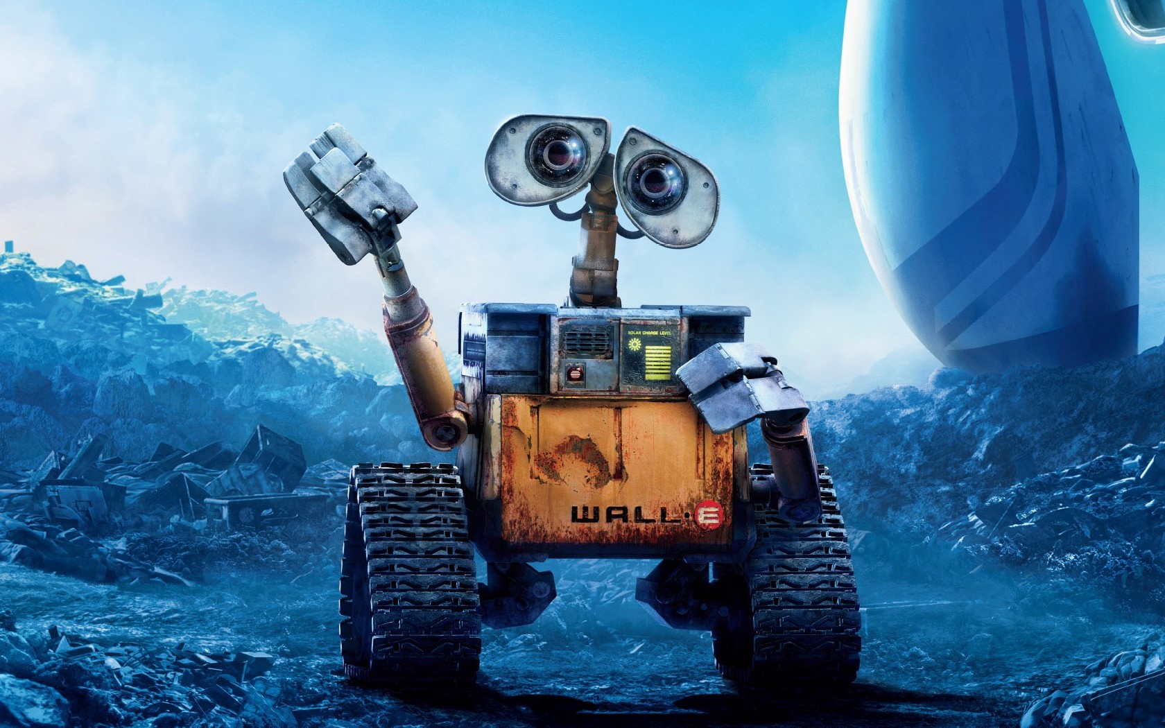 General 1680x1050 WALL-E animation Pixar Animation Studios robot science fiction movie characters