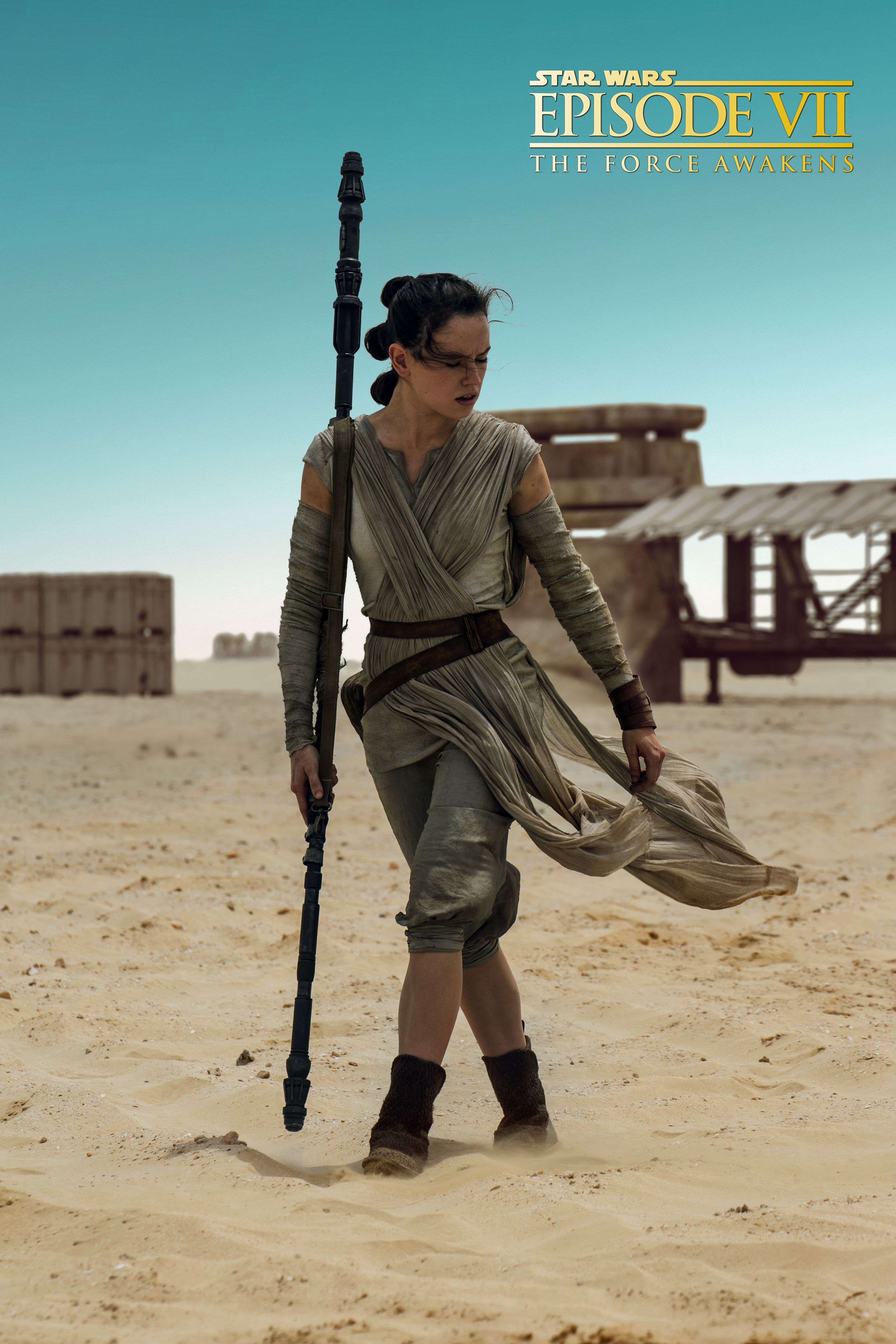 People 3456x5184 Star Wars: The Force Awakens Daisy Ridley Star Wars women actress movies Star Wars Heroes Rey (Star Wars) sand science fiction science fiction women portrait display
