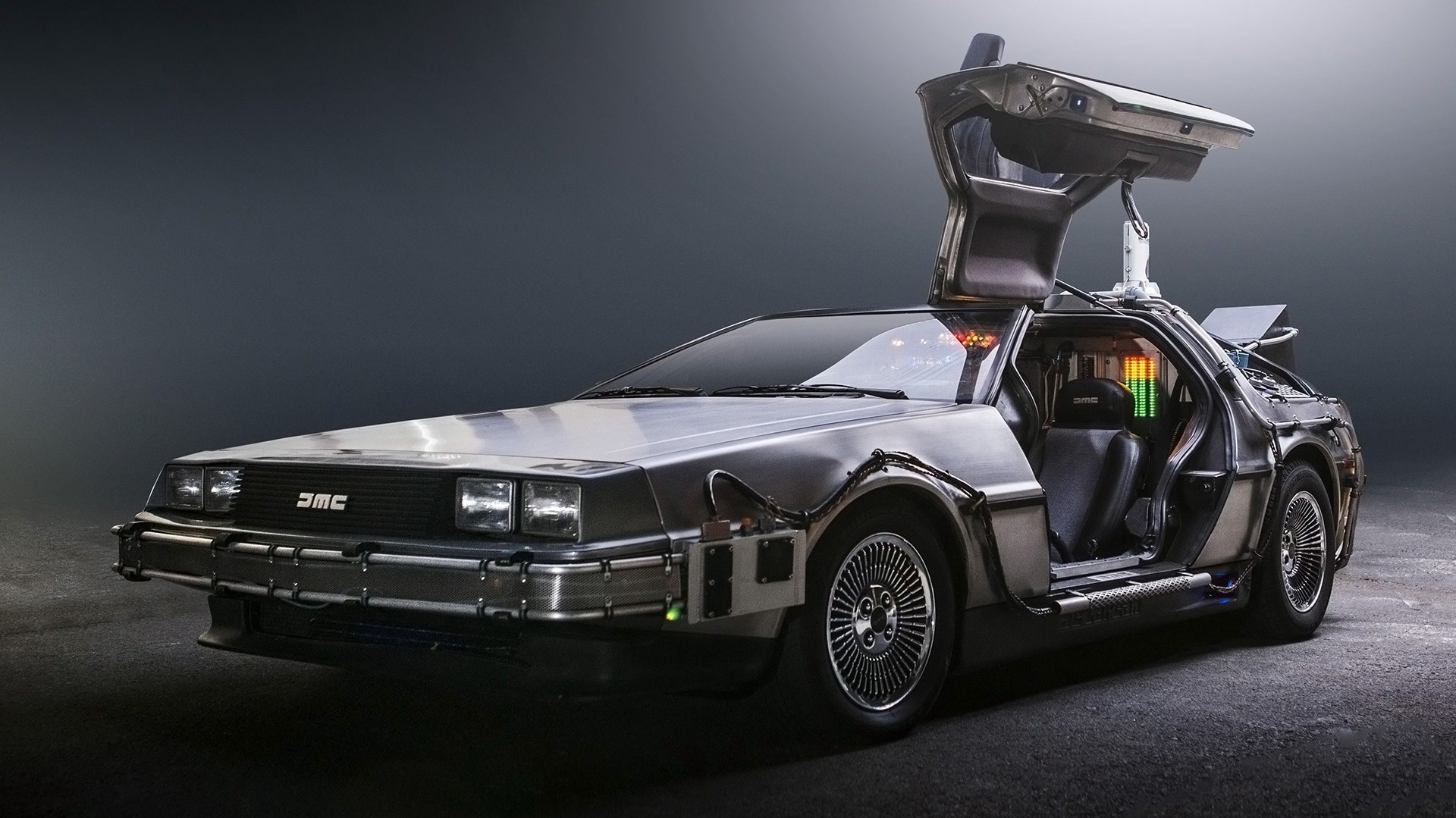 General 1920x1079 Back to the Future DeLorean supercars time travel Time Machine movies car vehicle silver cars
