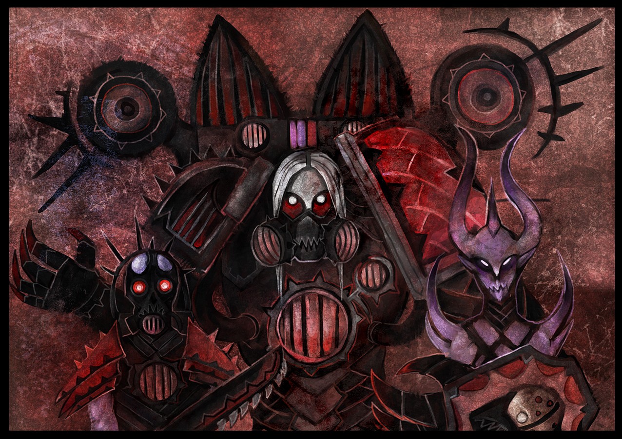 General 1276x900 Warhammer 40,000 fantasy art gas masks artwork