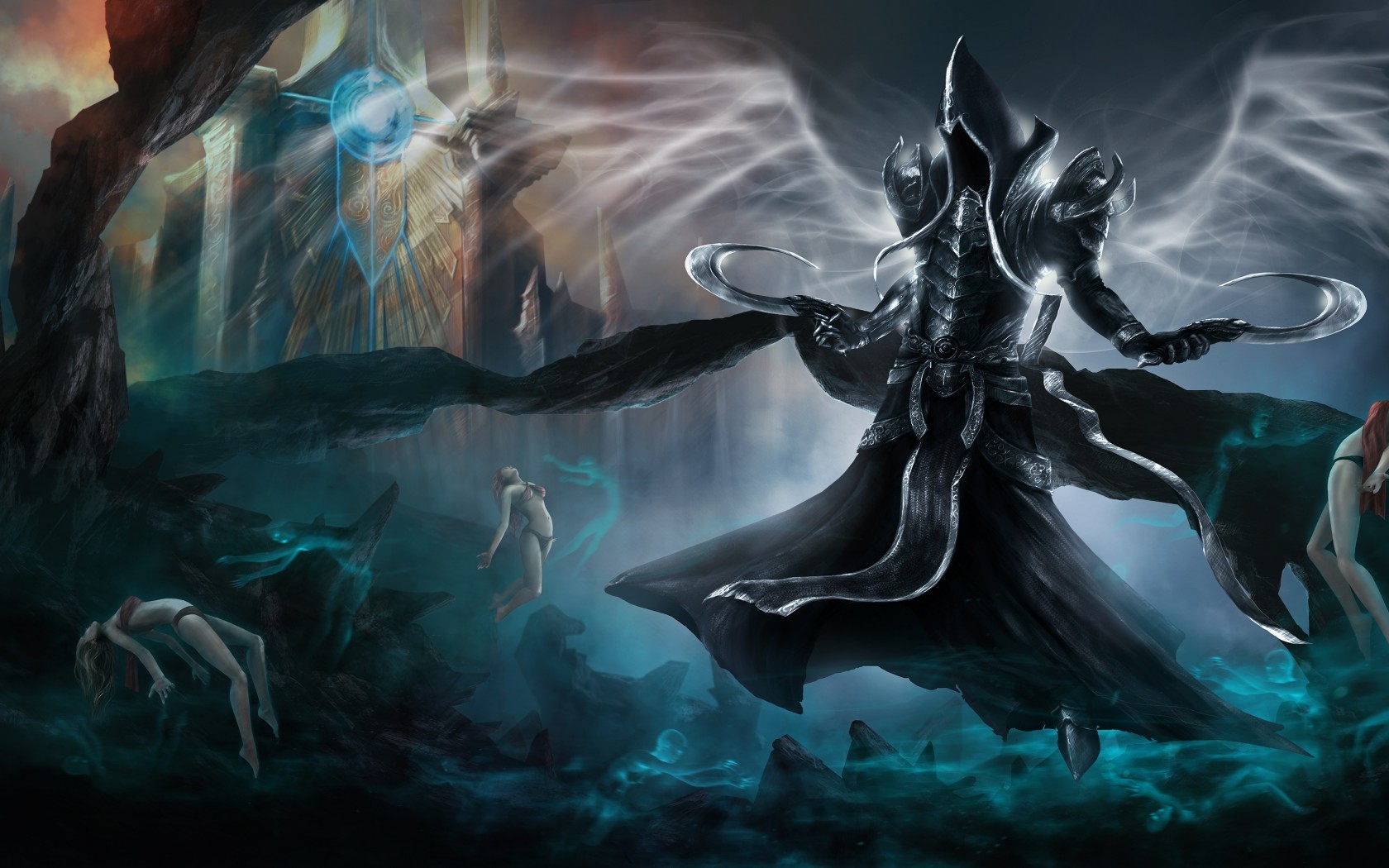 General 1680x1050 Diablo Diablo III fantasy art digital art video games Malthael video game art PC gaming