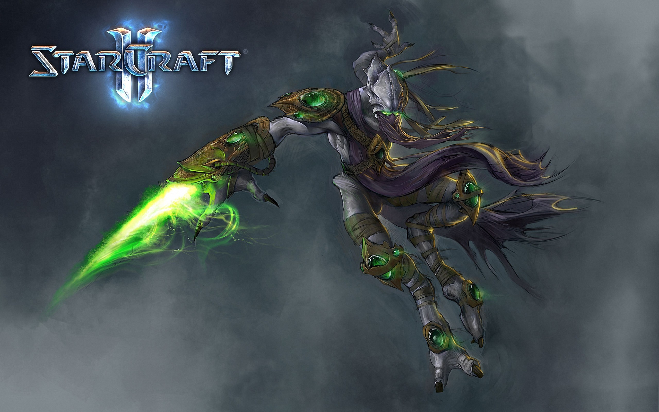 General 2560x1600 zeratul dark templar StarCraft Starcraft II video games PC gaming video game art Blizzard Entertainment
