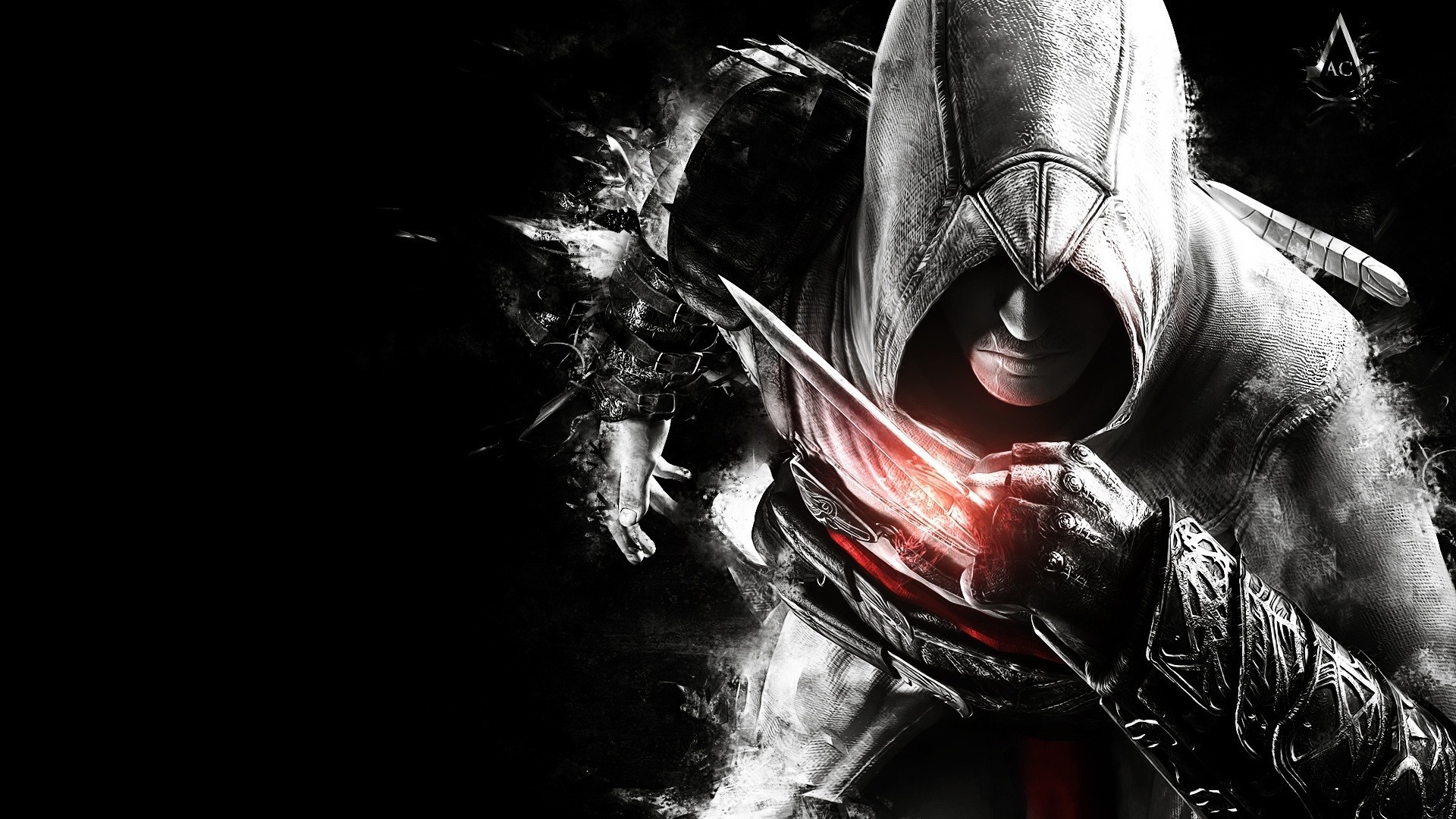 General 1920x1080 Assassin's Creed video games Video Game Heroes digital art video game art PC gaming selective coloring
